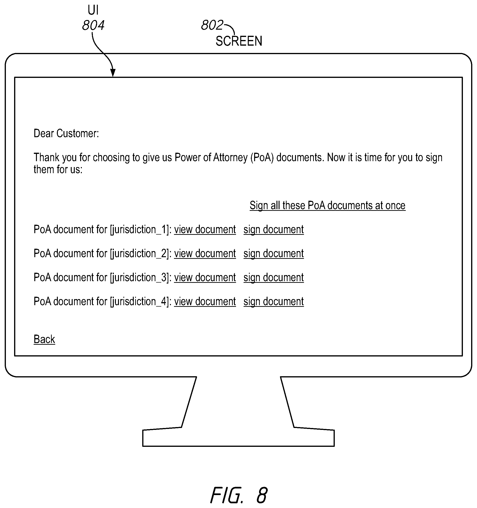 Patent US12602456 Figure 8 – Computing systems for generating authorization credentials and receiving verified authorization credentials