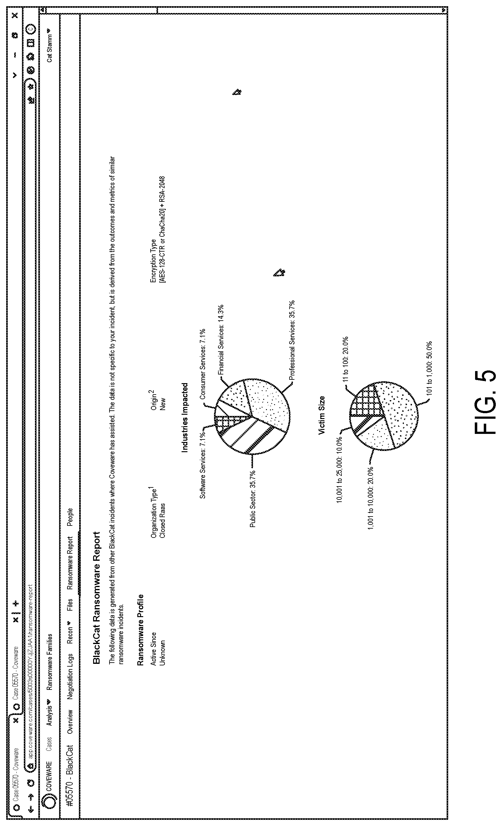 Patent US12602476 Figure 5 – Systems and methods for forensic resolution of ransomware attacks