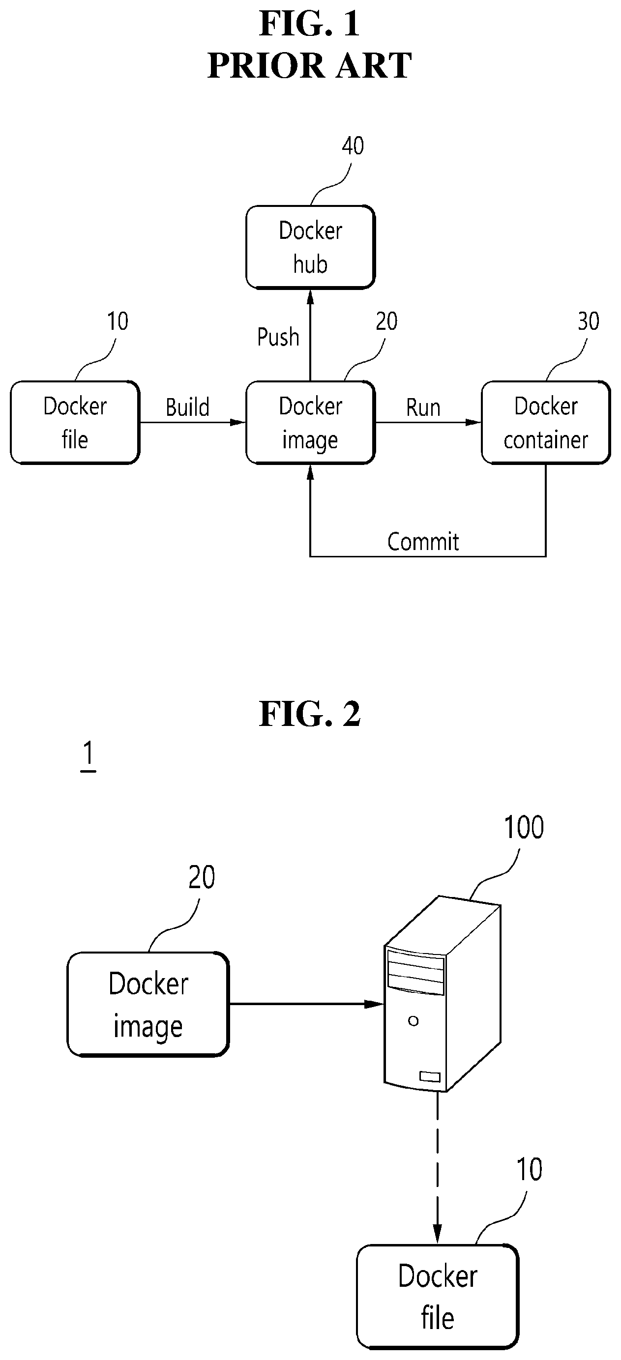 Patent US12602484 Figure 1 – Docker image vulnerability inspection device and method for performing docker file analysis