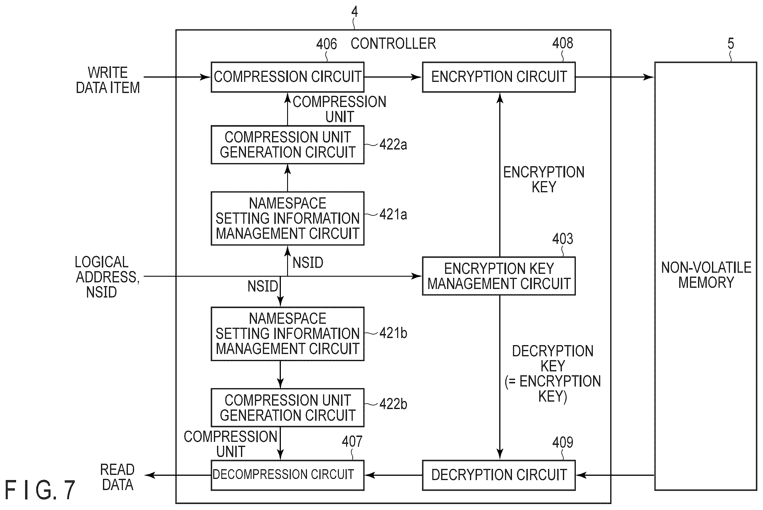 Patent US12602492 Figure 6 – Memory system and control method