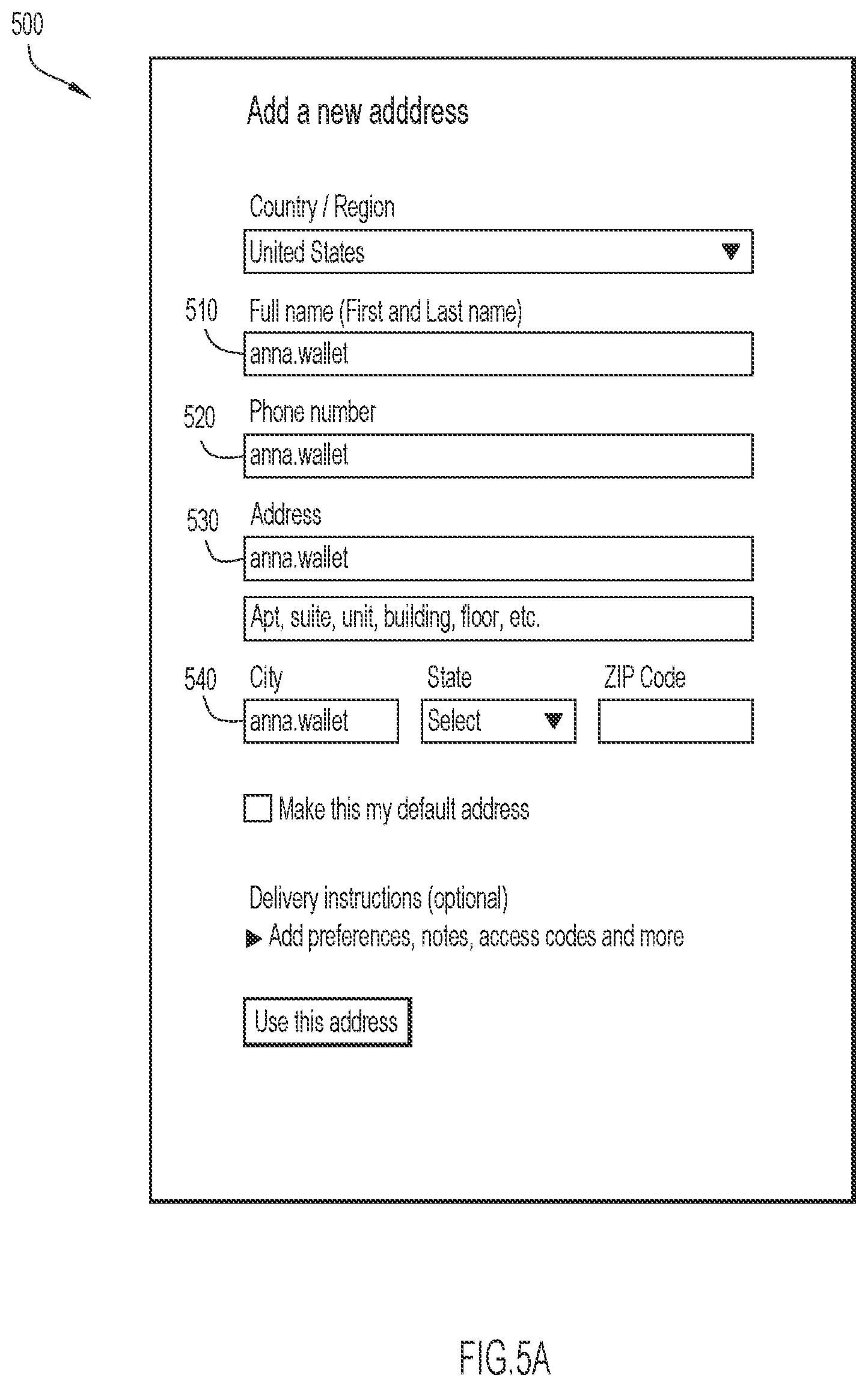 Patent US12602512 Figure 5 – Data resolution using user domain names