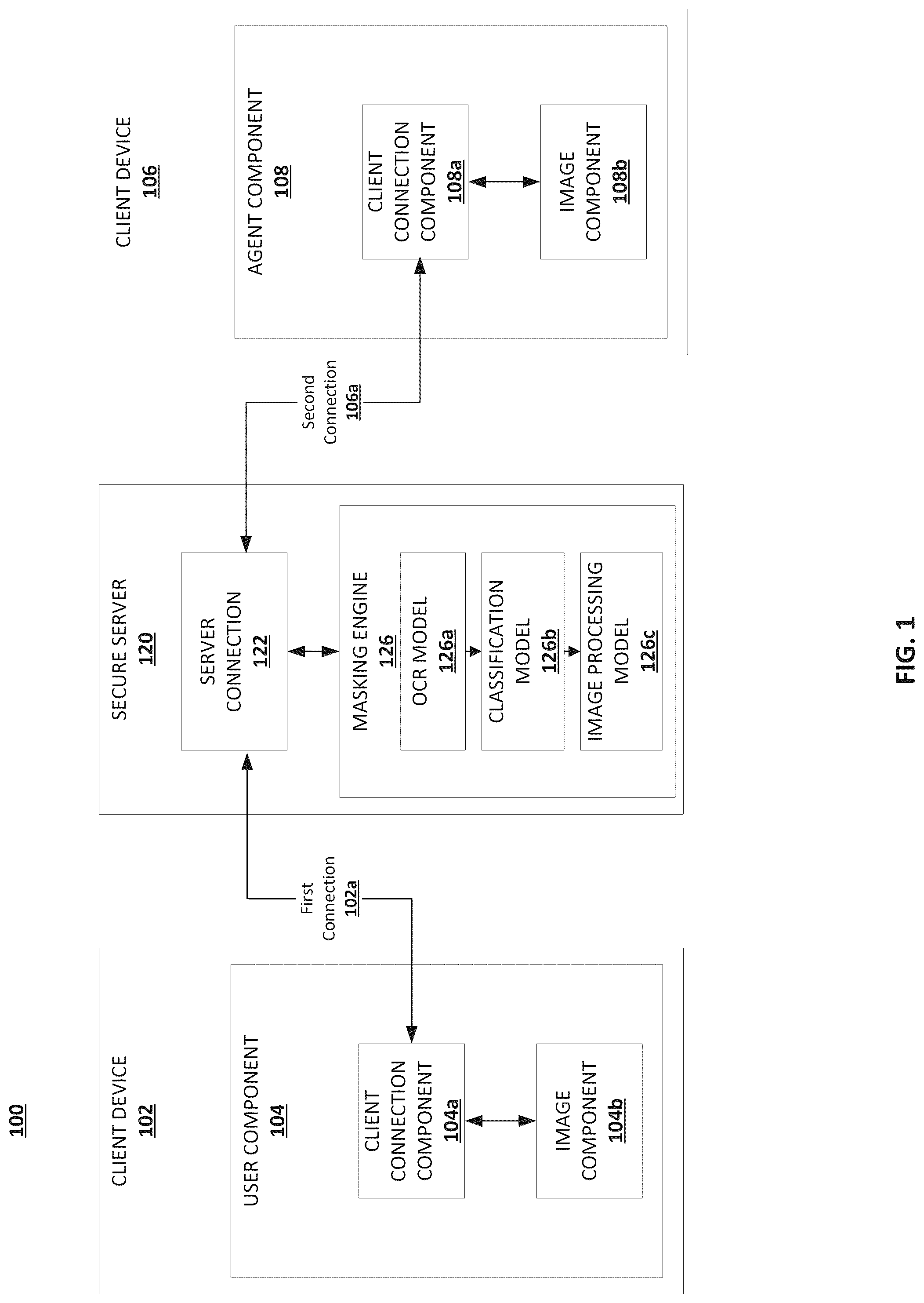 Patent US12602513 Figure 1 – Live masking