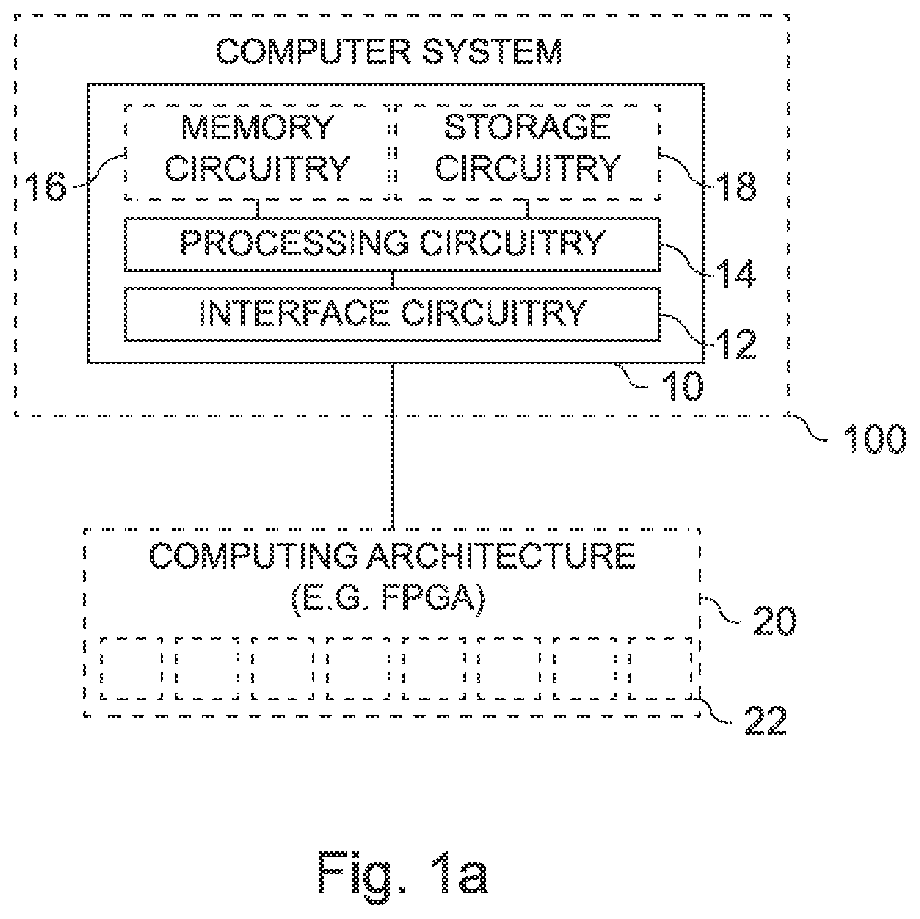 Patent US12602528 — Apparatus, device, method, and computer program for generating logic to be performed by computing circuitry of a computing architecture — Figure 1
