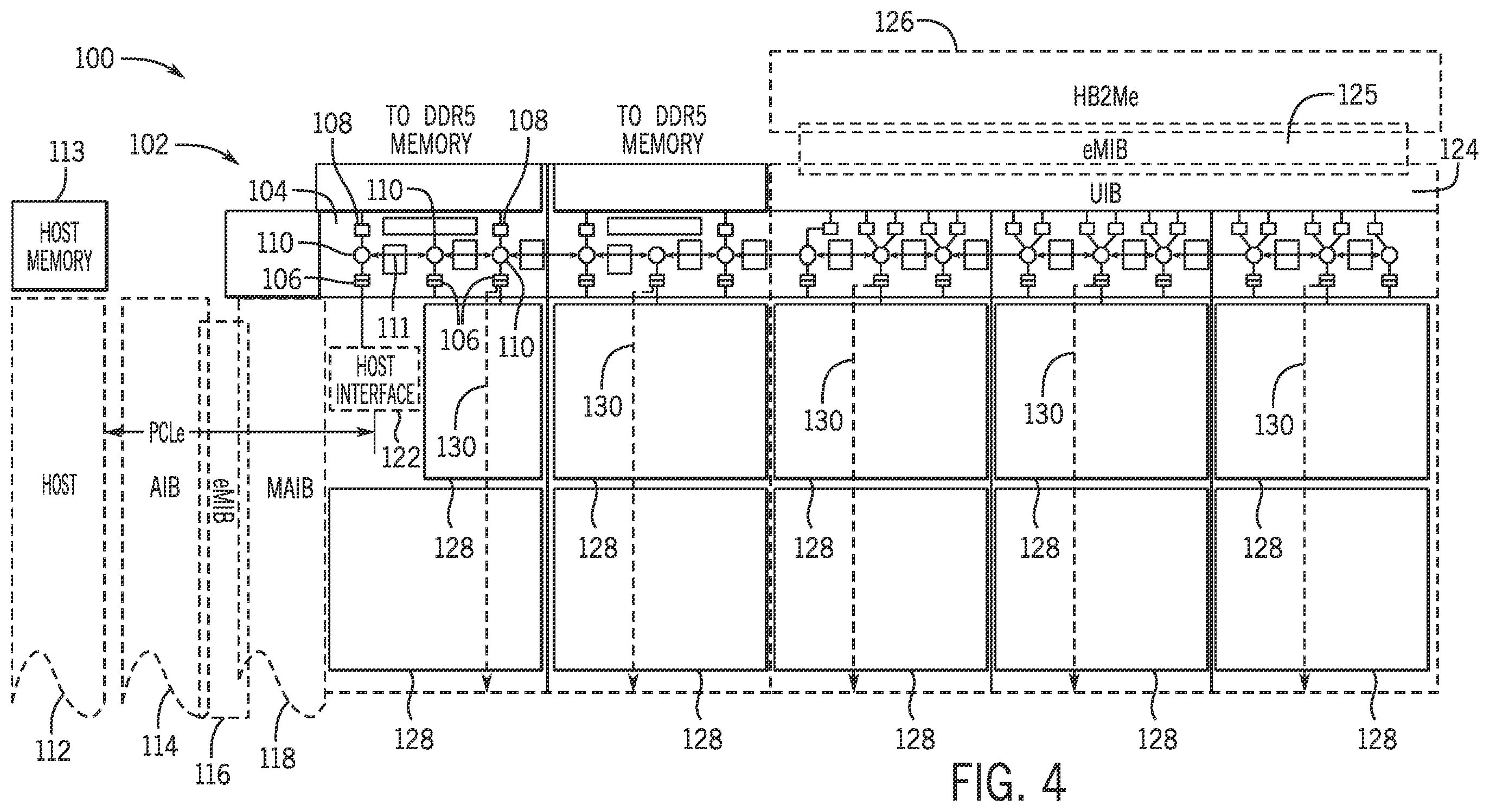 Patent US12602529 Figure 4 – Systems and methods for reducing congestion on network-on-chip