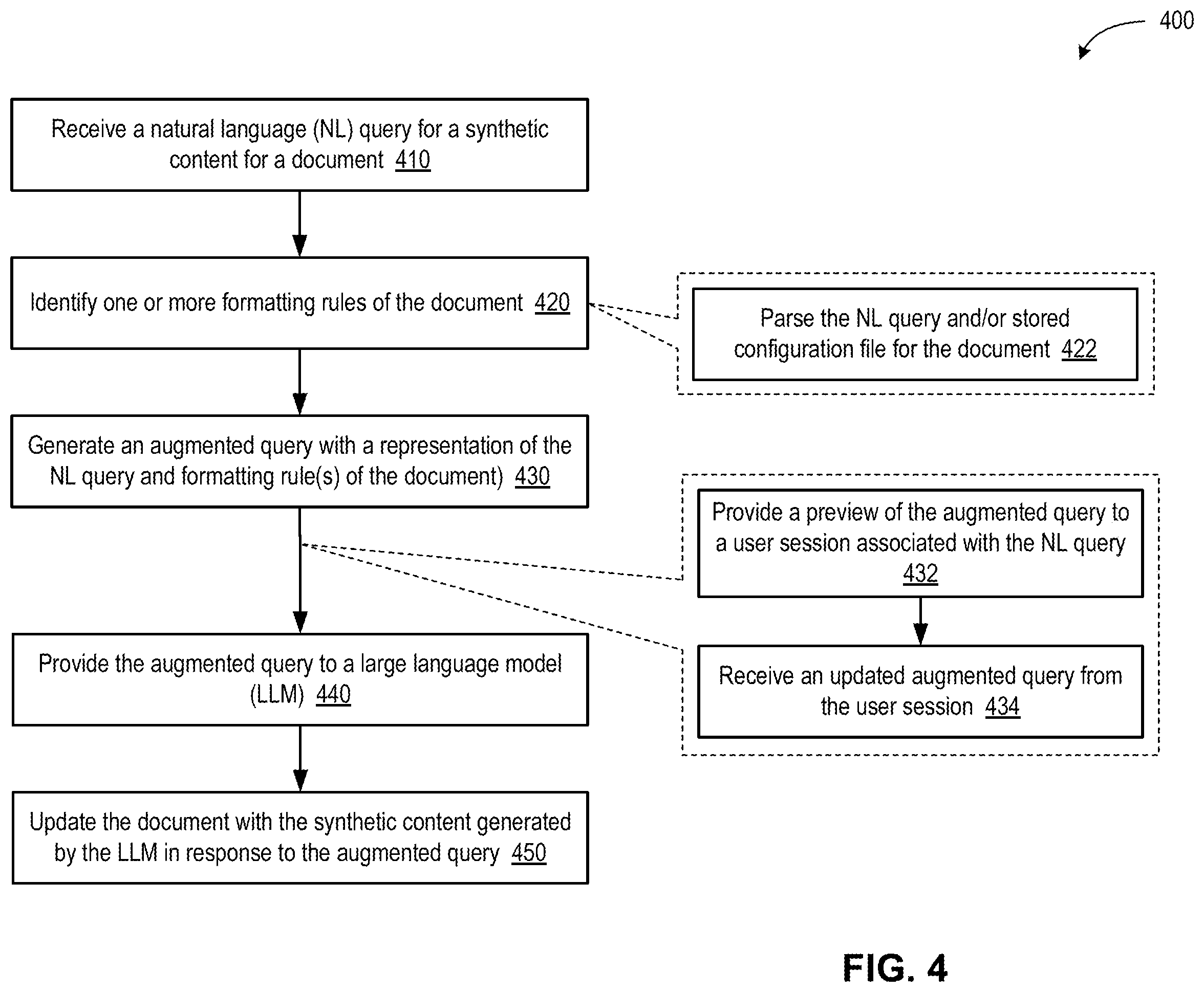 Patent US12602533 Figure 5 – Content generation with integrated autoformatting in word processors that deploy large language models