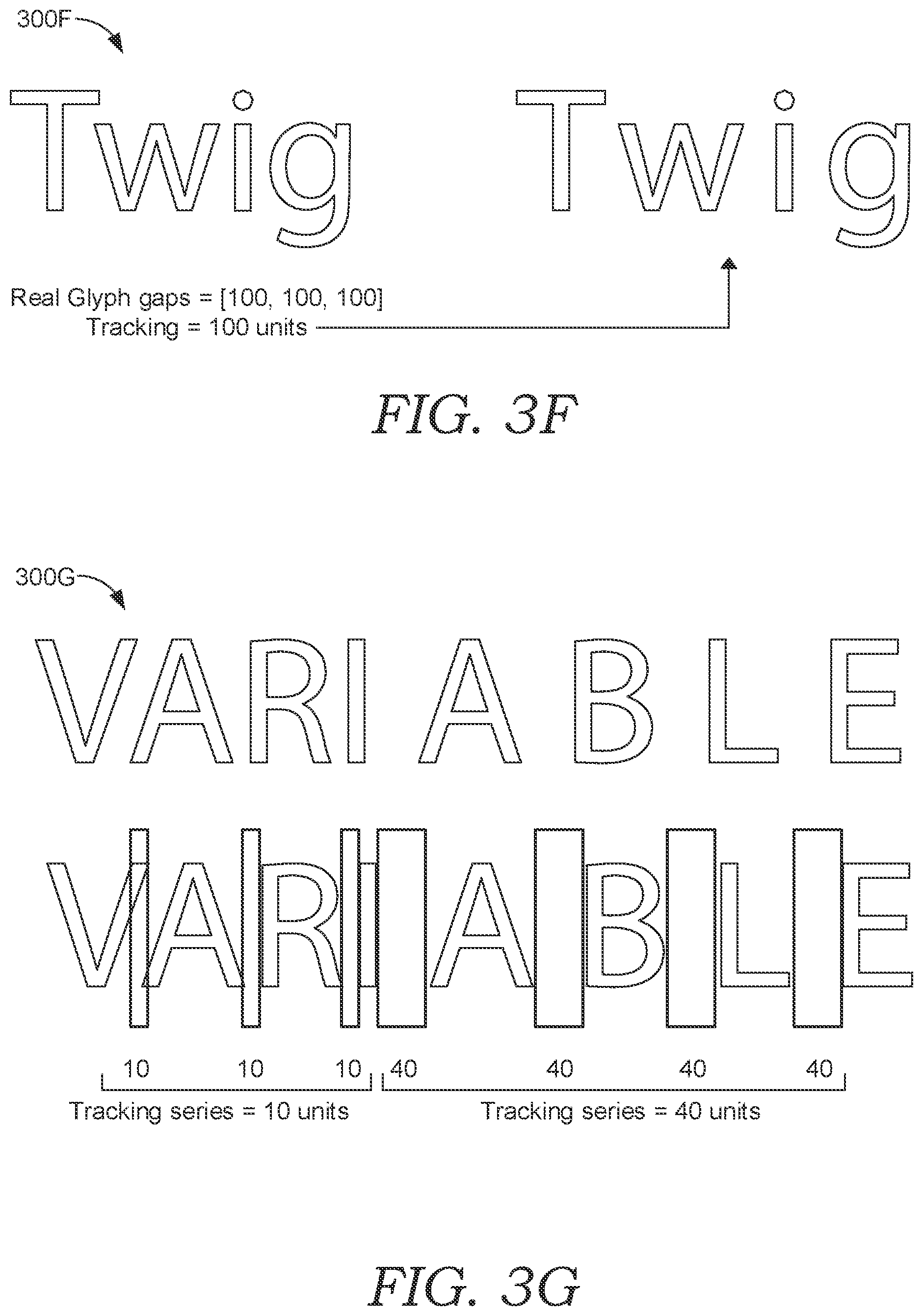 Patent US12602536 Figure 5 – Automated reconstruction of glyph spacing properties