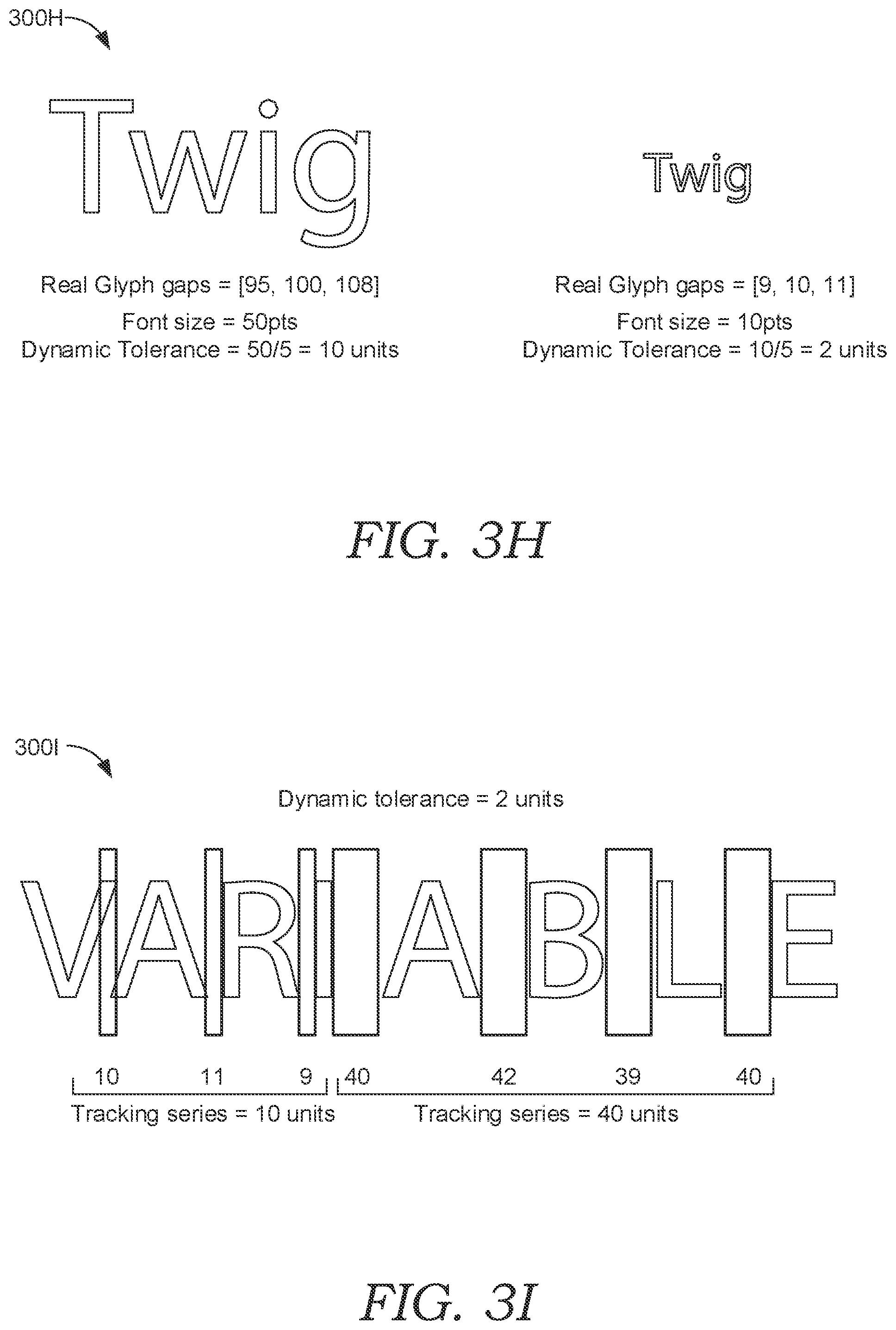 Patent US12602536 Figure 6 – Automated reconstruction of glyph spacing properties