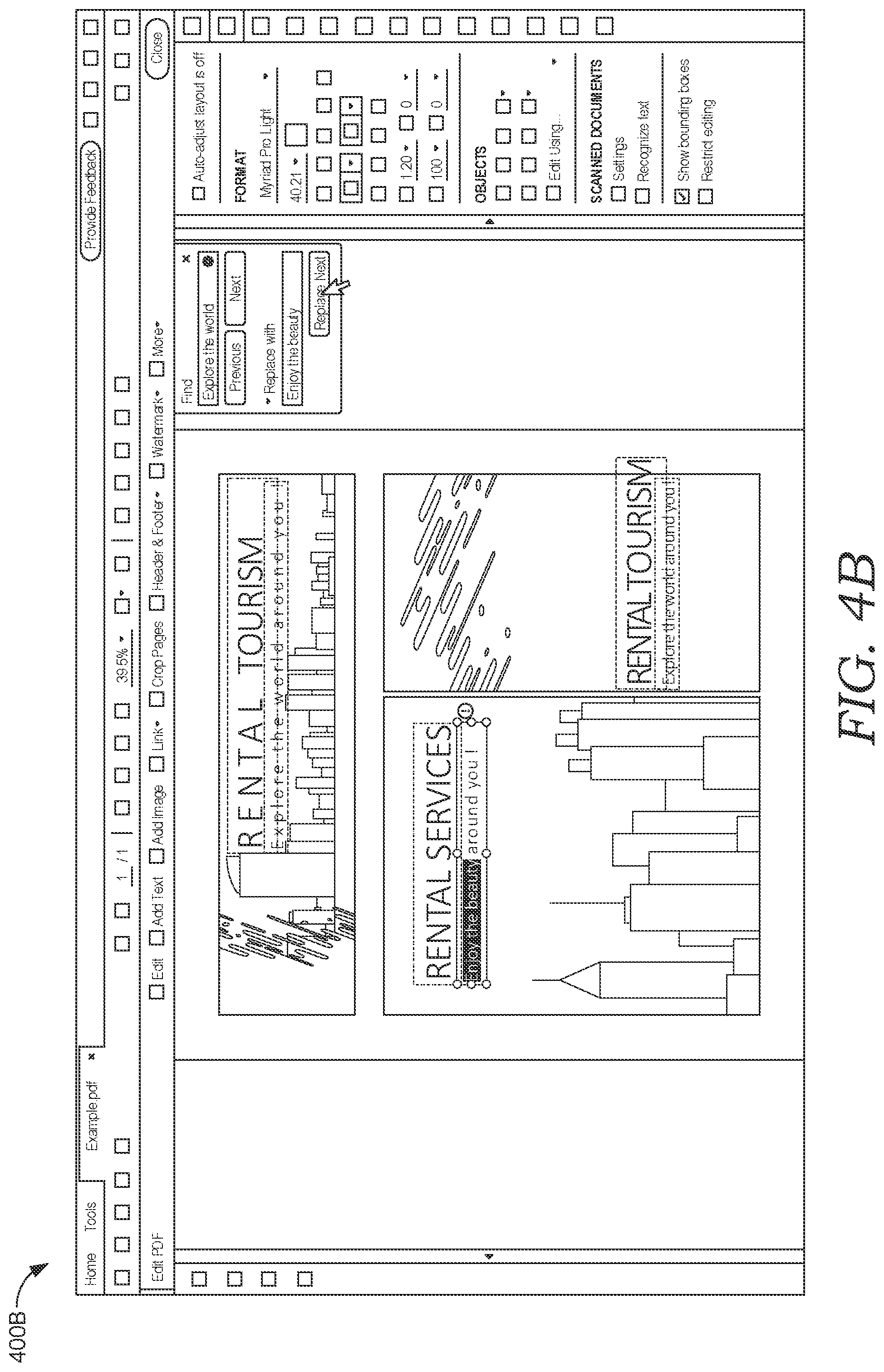 Patent US12602536 Figure 9 – Automated reconstruction of glyph spacing properties