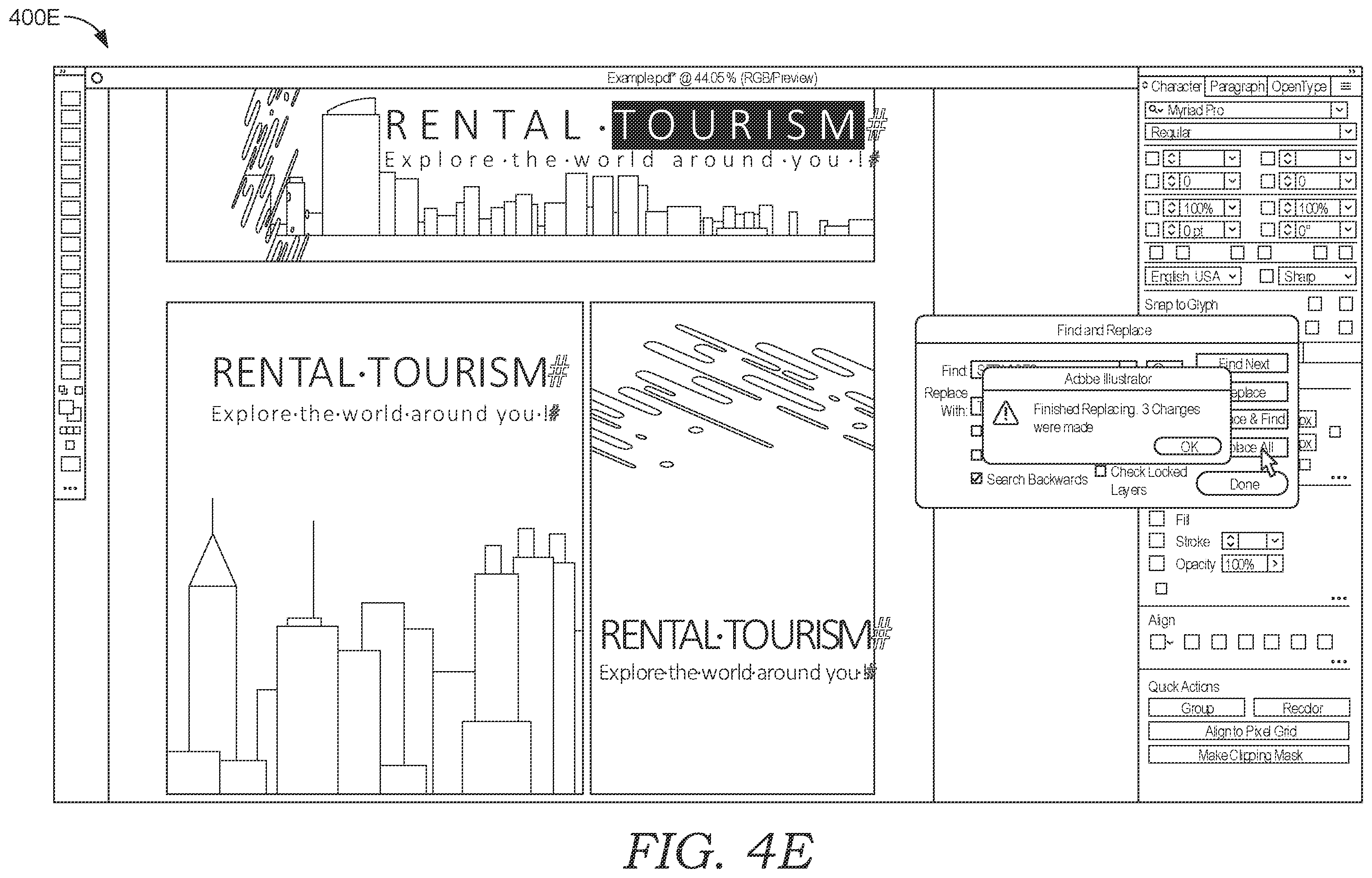 Patent US12602536 Figure 12 – Automated reconstruction of glyph spacing properties