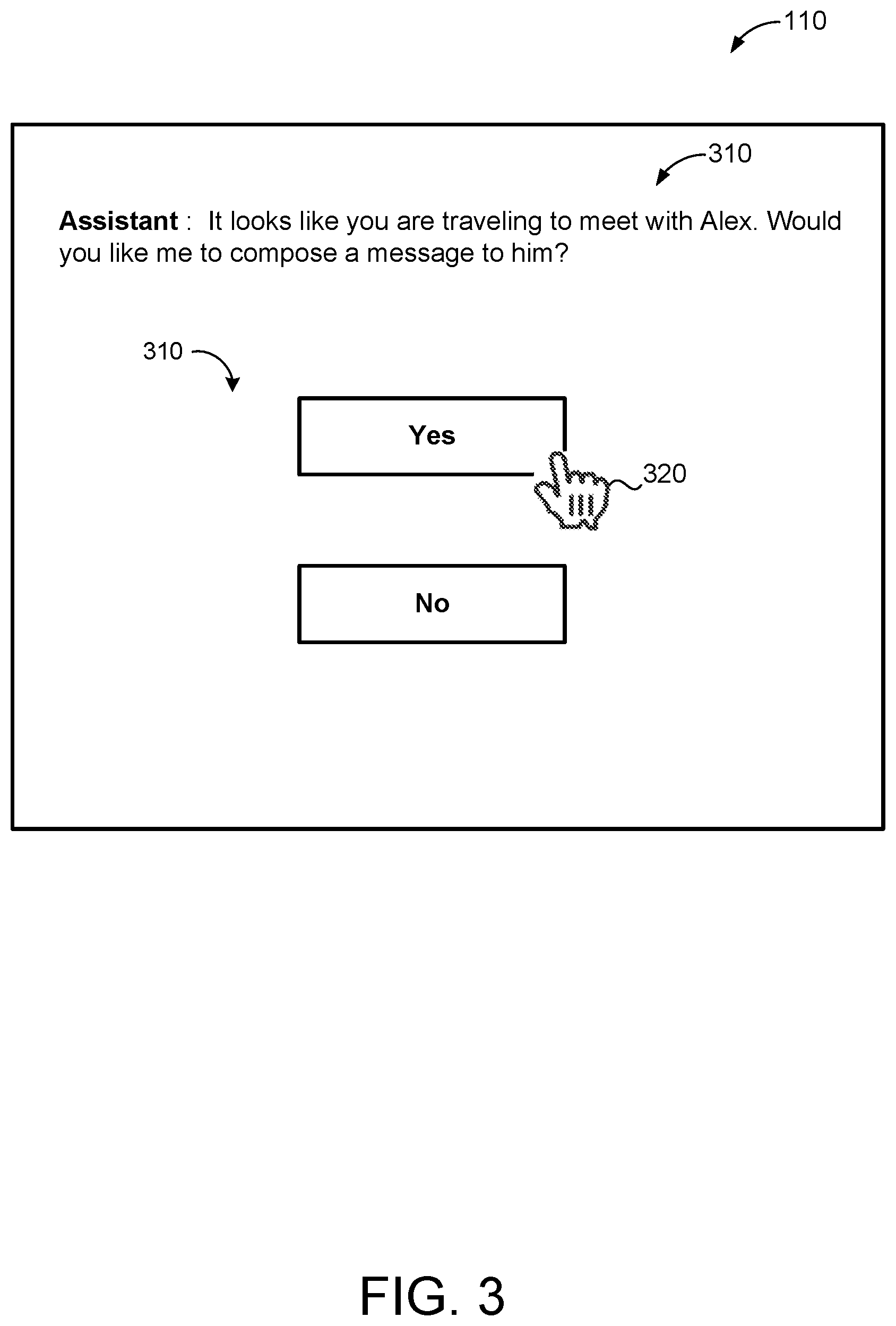 Patent US12602539 Figure 3 – Proactive assistance via a cascade of LLMS