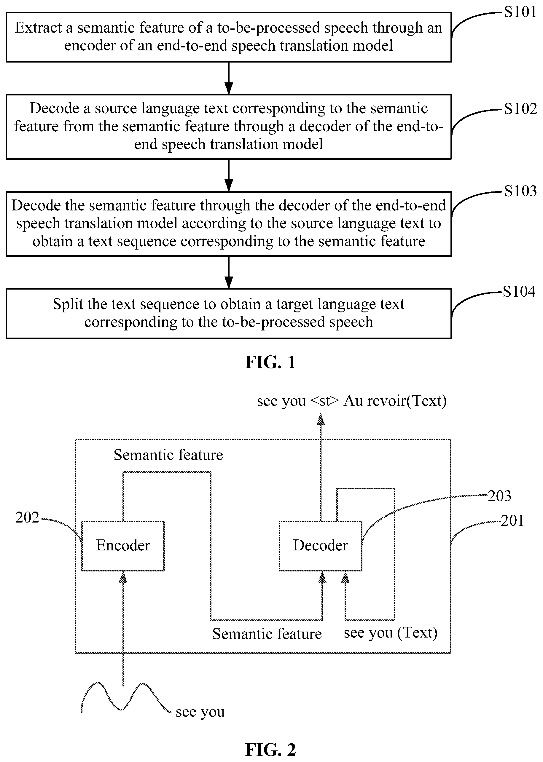 Patent US12602553 Figure 1 – Speech translation method, device, and storage medium