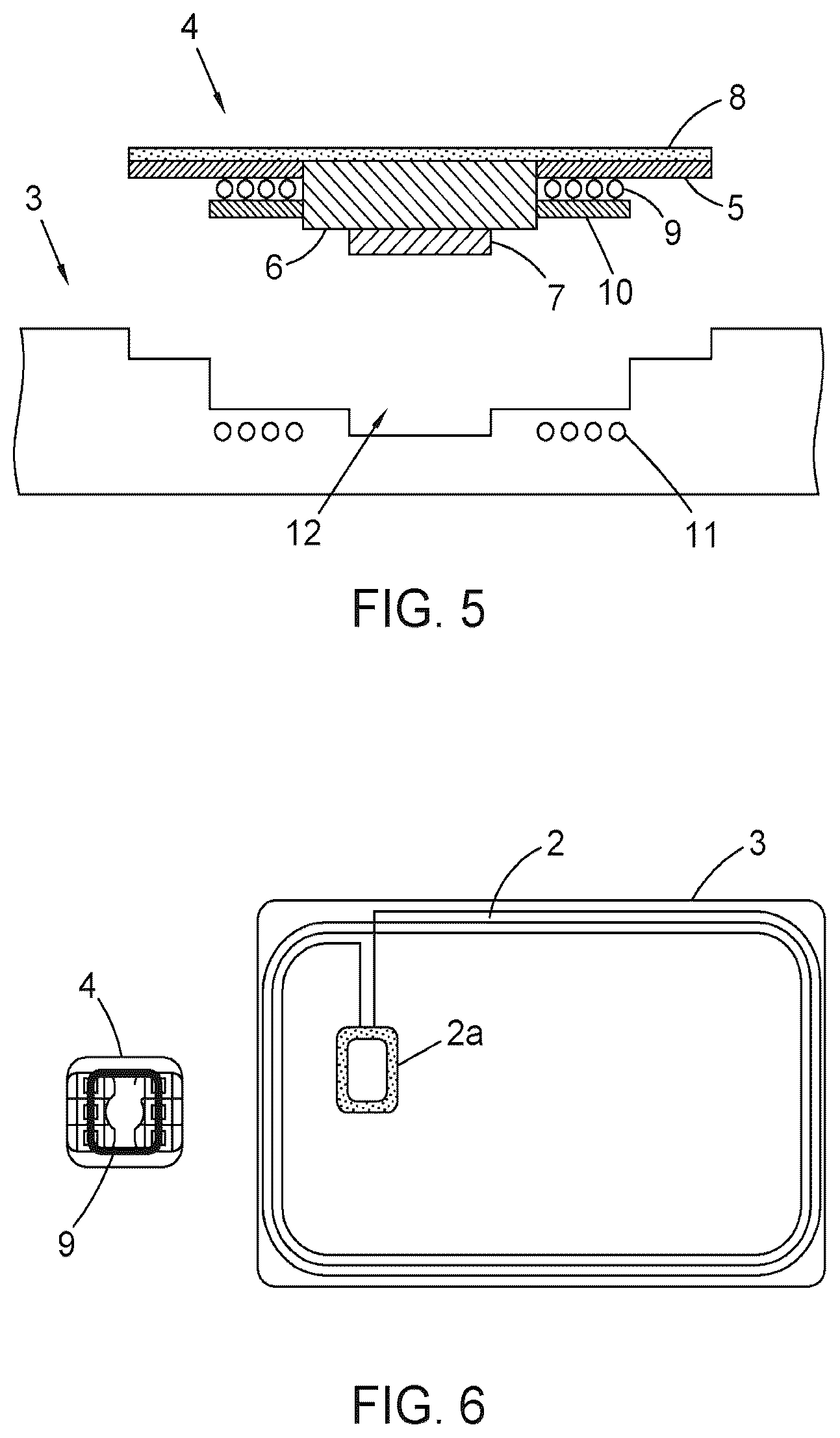 Patent US12602564 Figure 3 – Biometric smartcard module