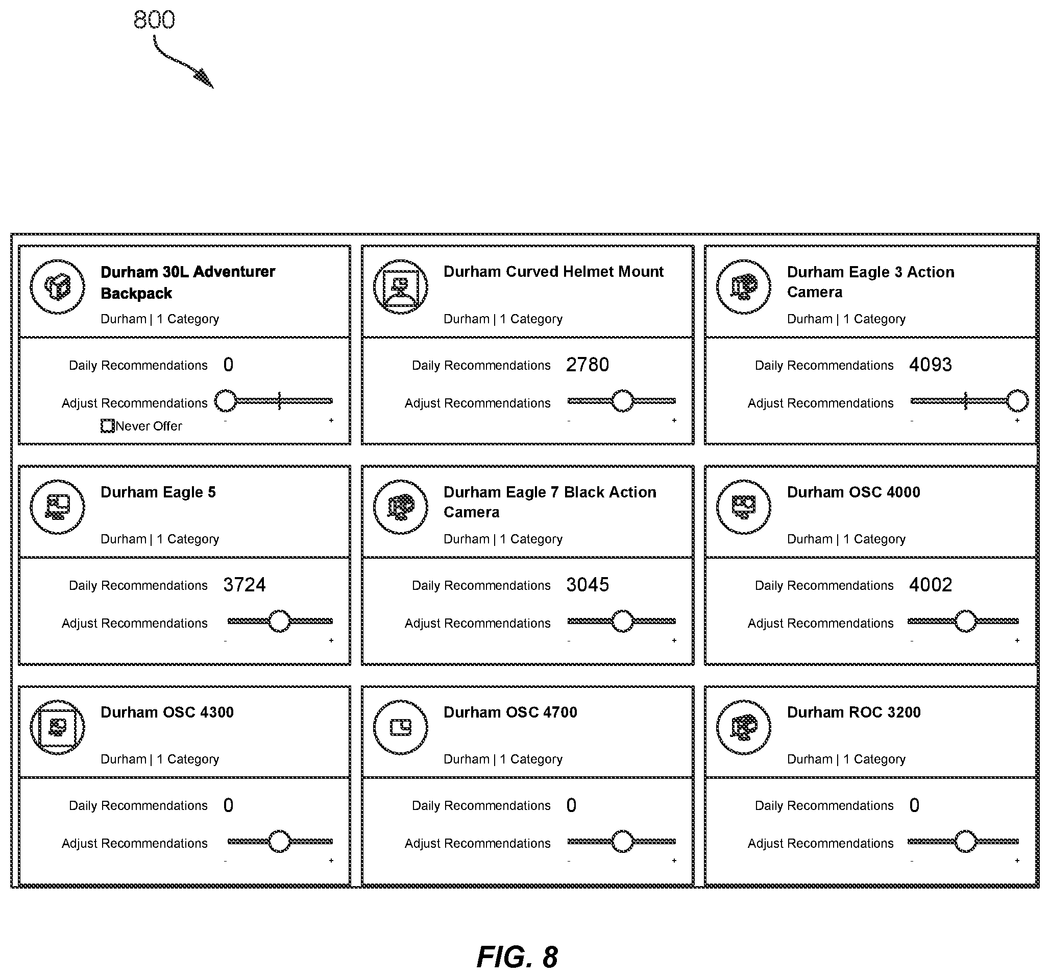 Patent US12602594 Figure 8 – Directed trajectories through communication decision tree using iterative artificial intelligence