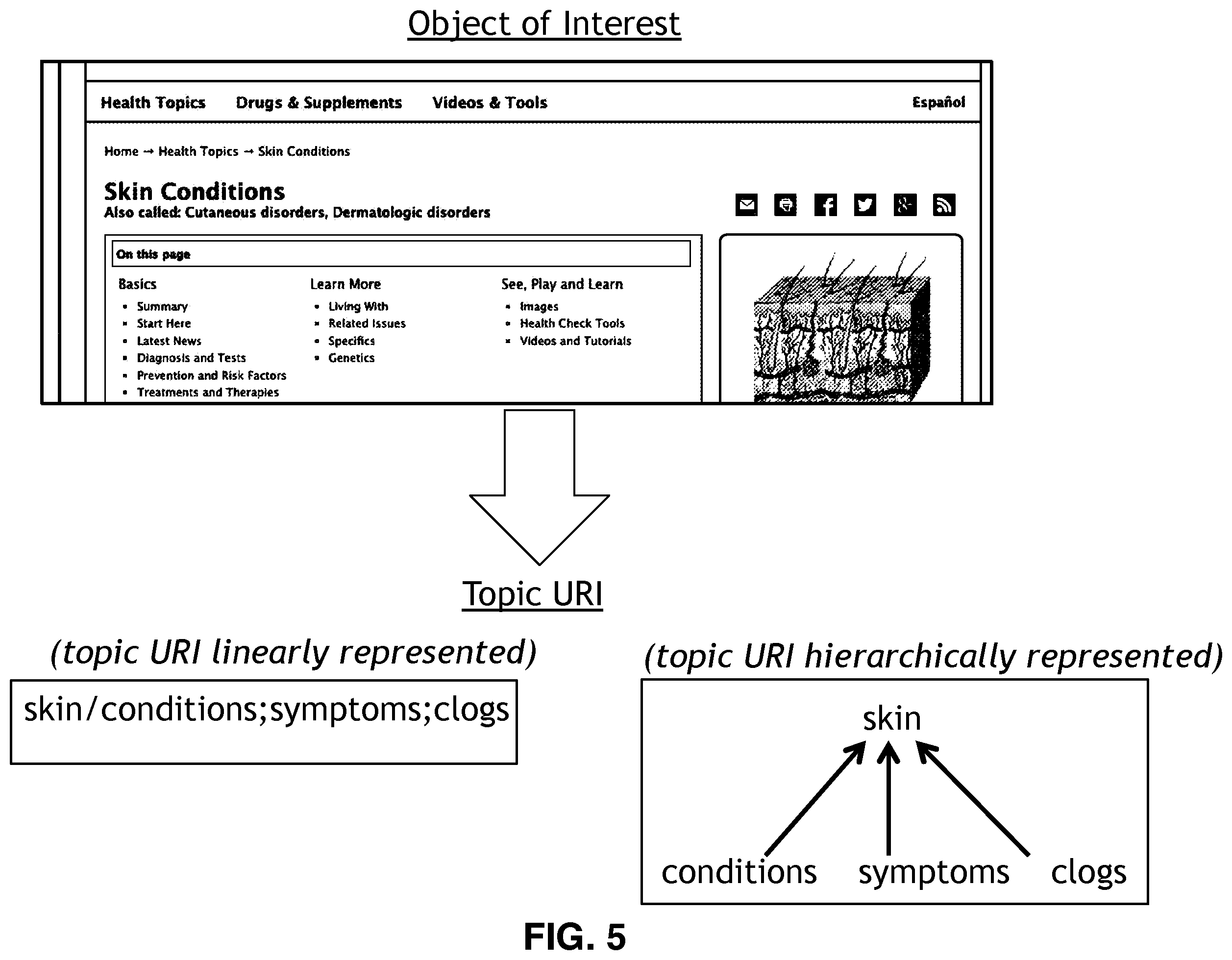 Patent US12602595 Figure 5 – System and method of using a knowledge representation for features in a machine learning classifier