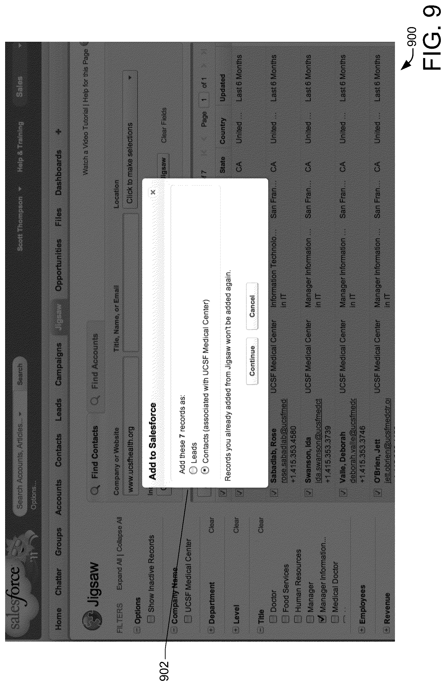 Patent US12602625 Figure 9 – Systems and methods for creating a rich social media profile