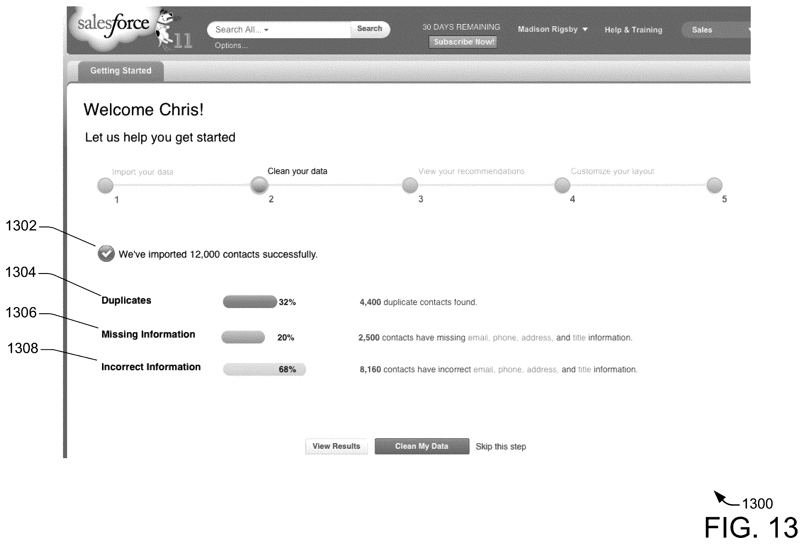 Patent US12602625 Figure 13 – Systems and methods for creating a rich social media profile