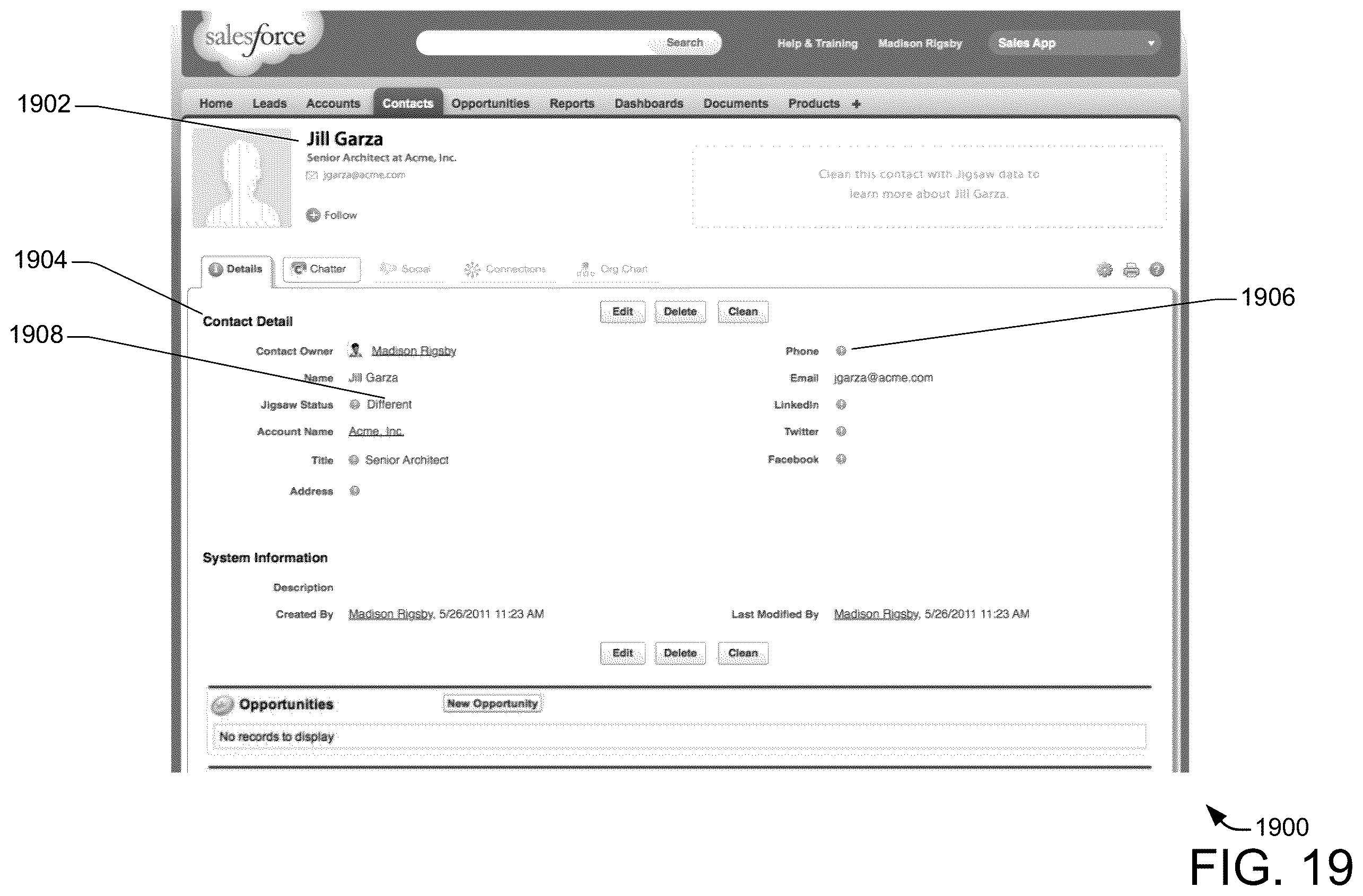Patent US12602625 Figure 19 – Systems and methods for creating a rich social media profile