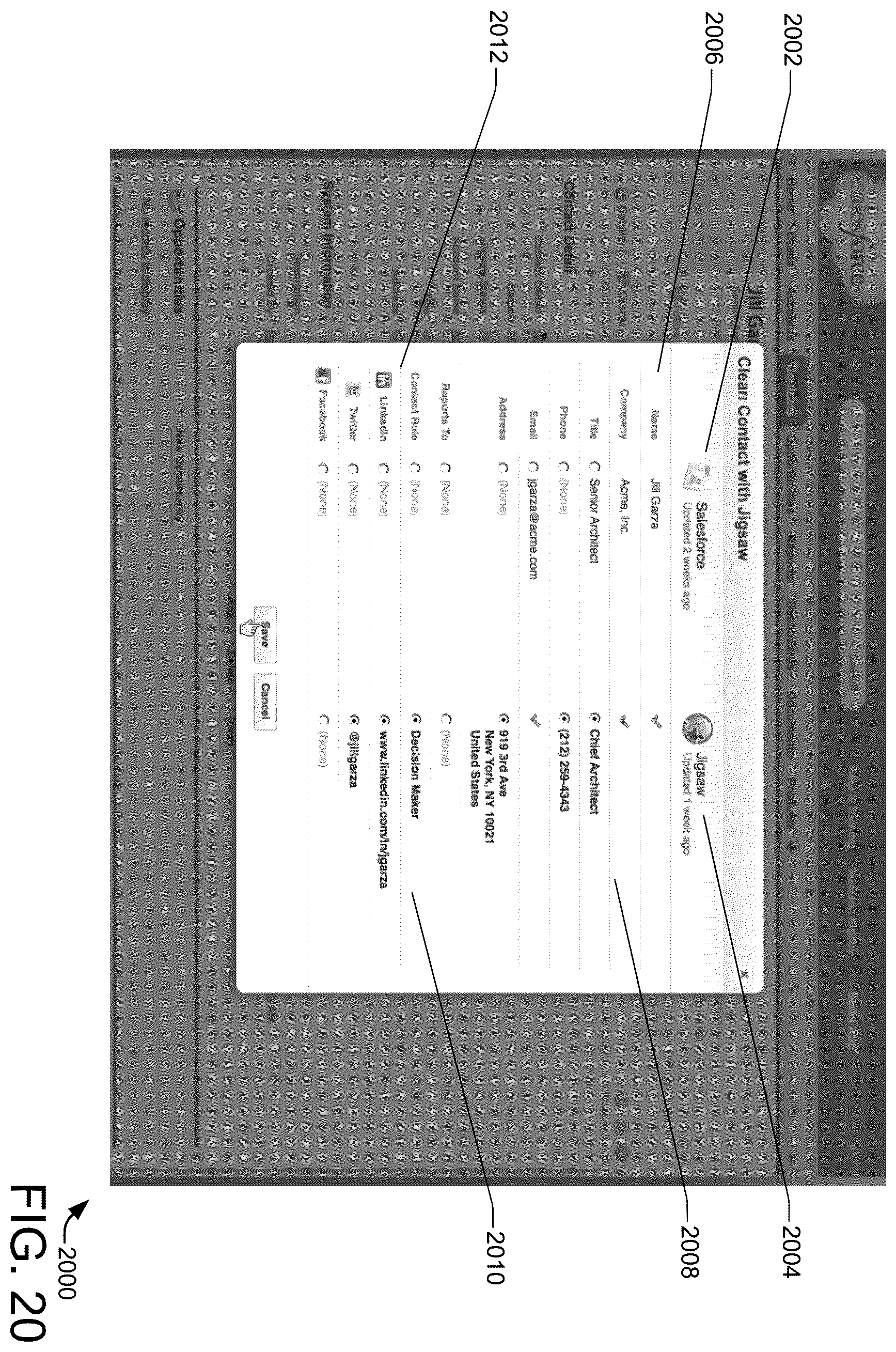 Patent US12602625 Figure 20 – Systems and methods for creating a rich social media profile