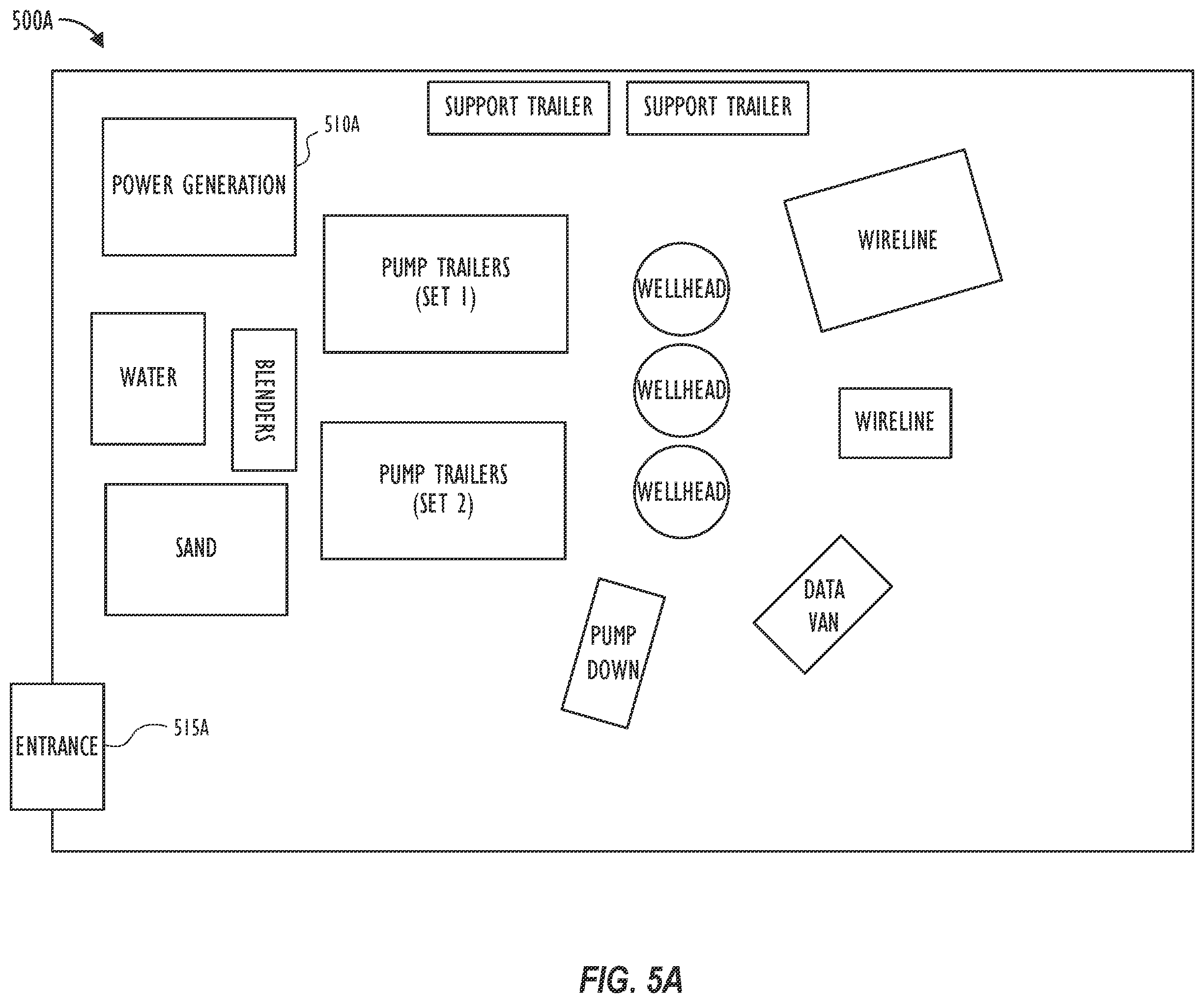 Patent US12602629 Figure 5 – Using machine learning to predict fleet moves in hydraulic fracturing operations