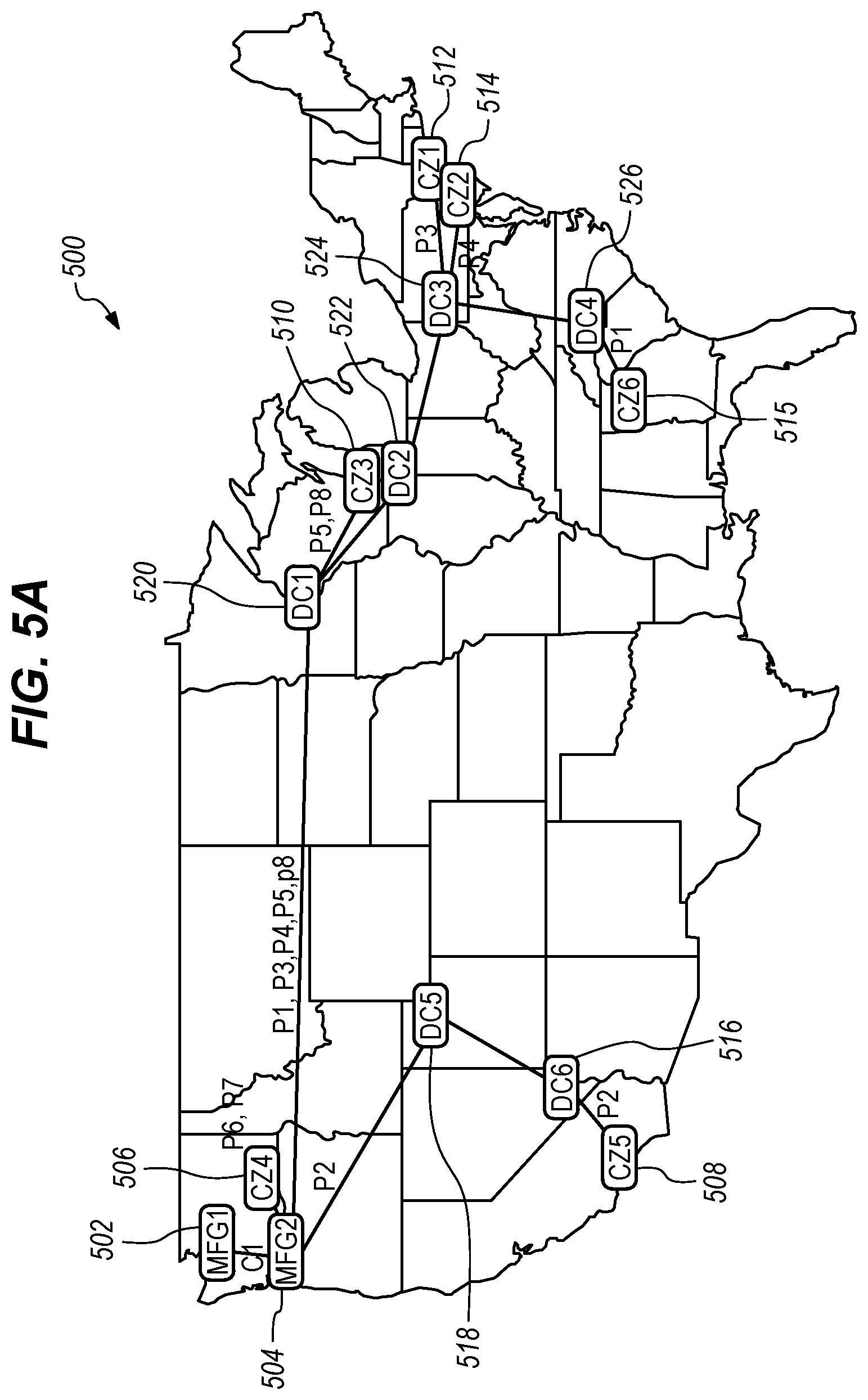 Patent US12602630 Figure 8 – Supply chain network prescriptions based on artificial intelligence techniques