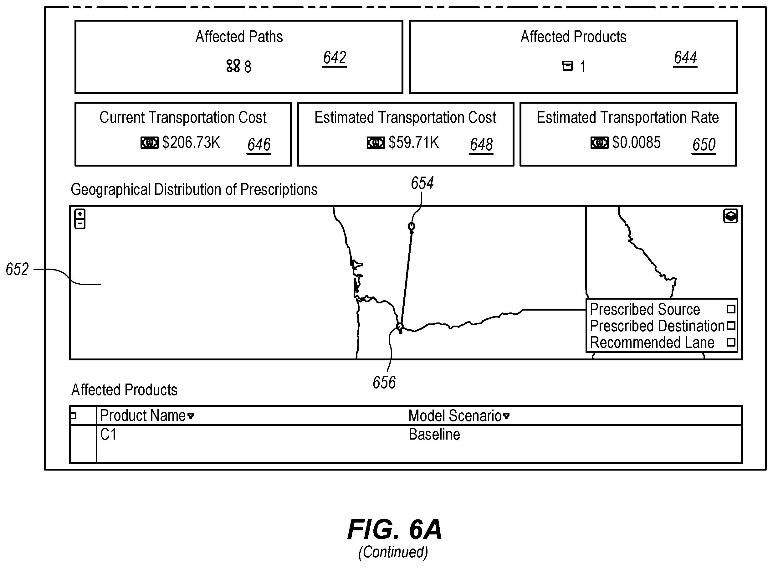 Patent US12602630 Figure 13 – Supply chain network prescriptions based on artificial intelligence techniques