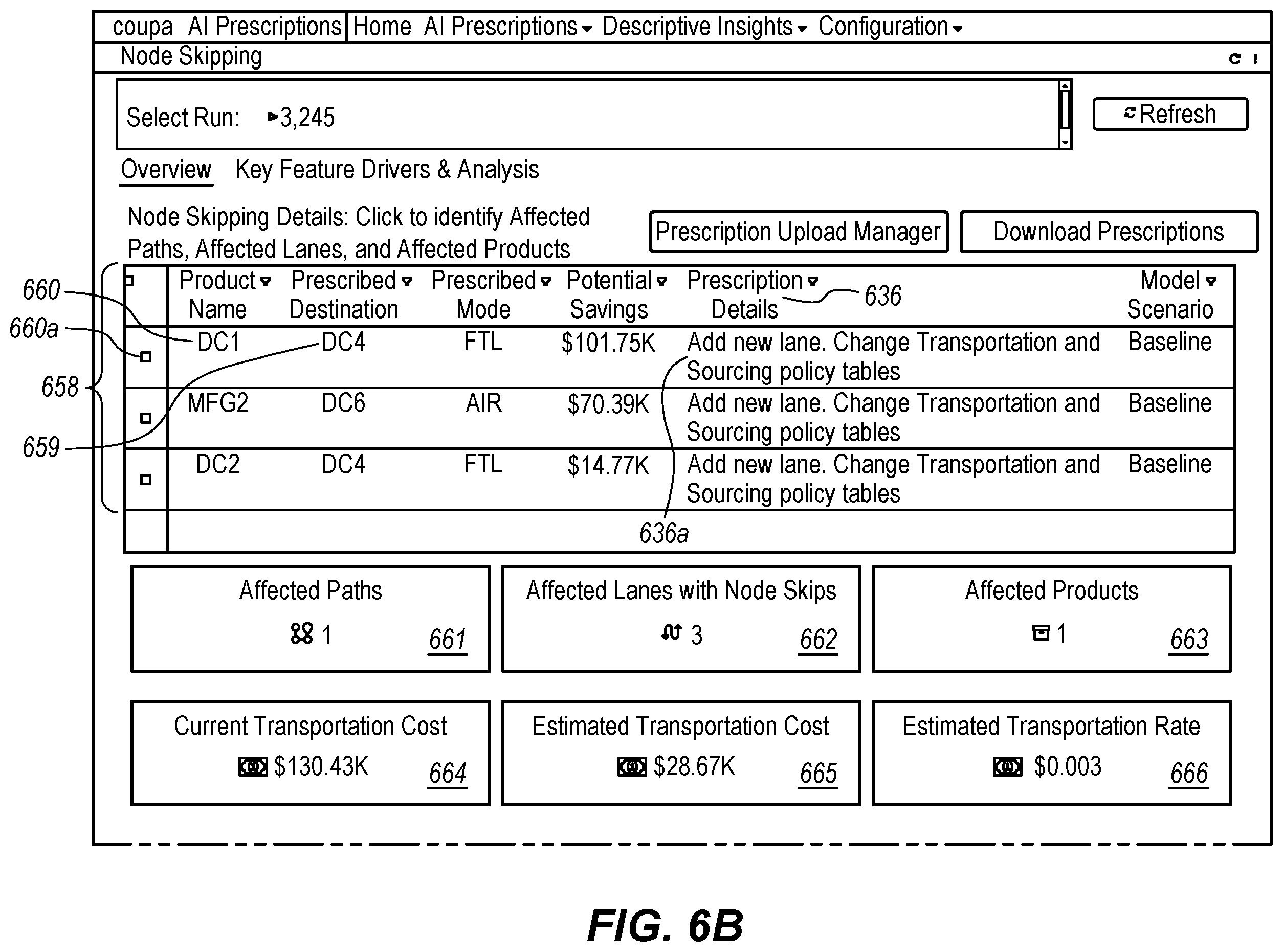 Patent US12602630 Figure 14 – Supply chain network prescriptions based on artificial intelligence techniques