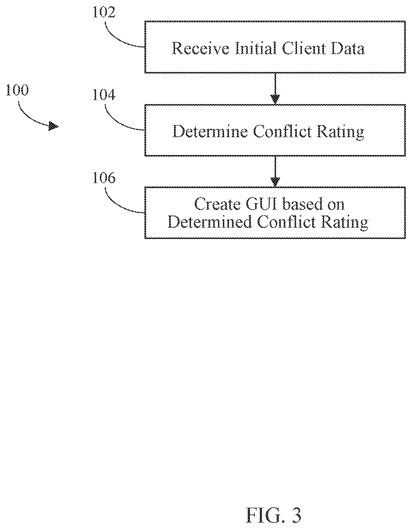 Patent US12602637 Figure 3 – Systems and methods for client intake and management using risk parameters