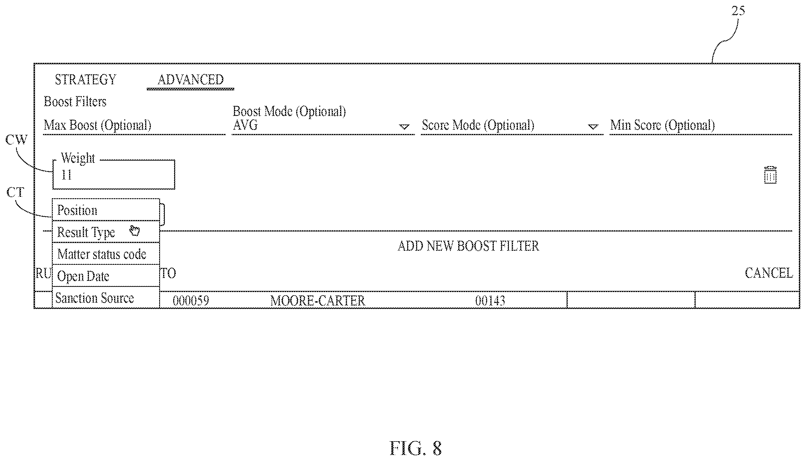 Patent US12602637 Figure 13 – Systems and methods for client intake and management using risk parameters