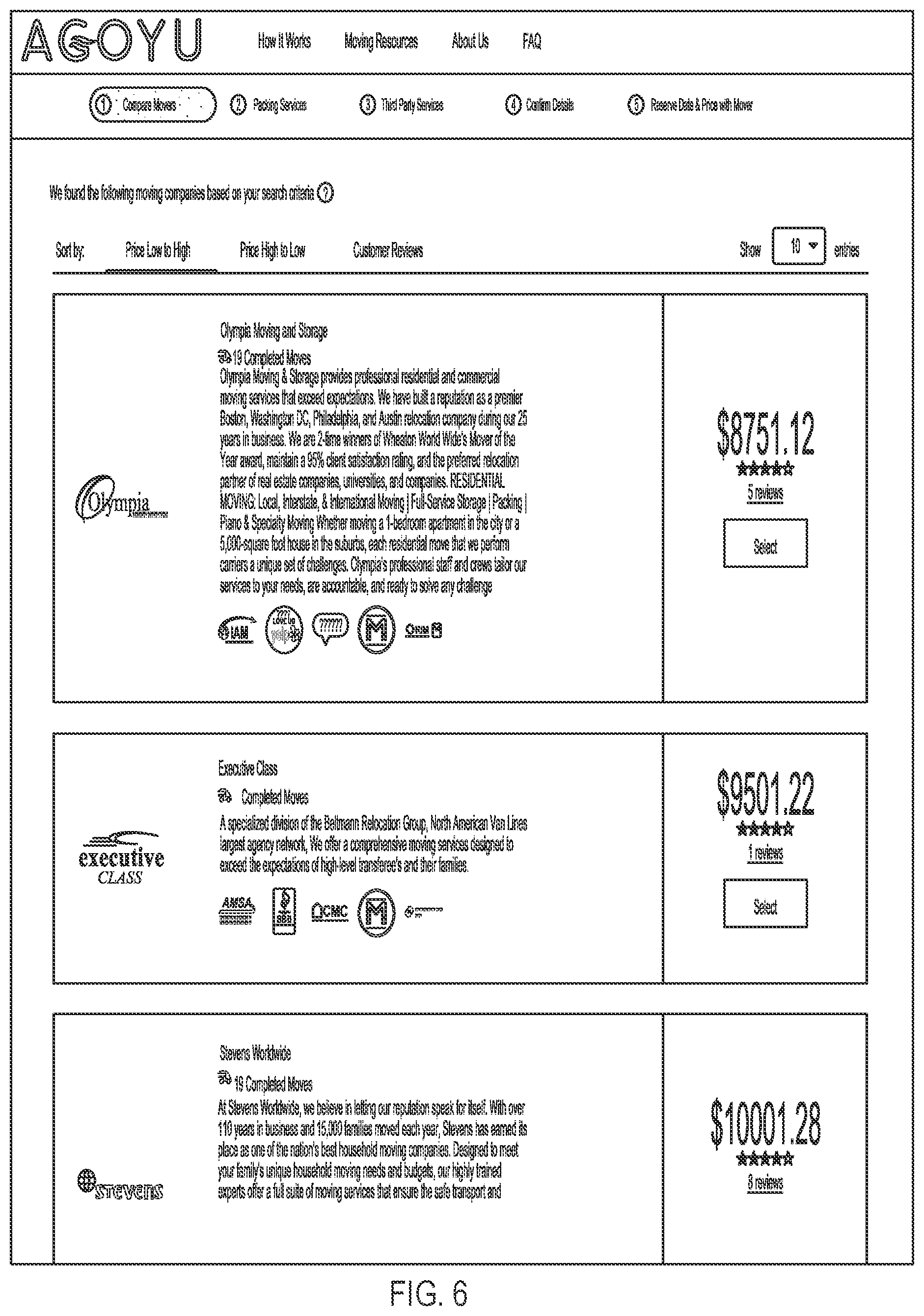 Patent US12602645 Figure 6 – Mobile device application and system for providing a virtual survey