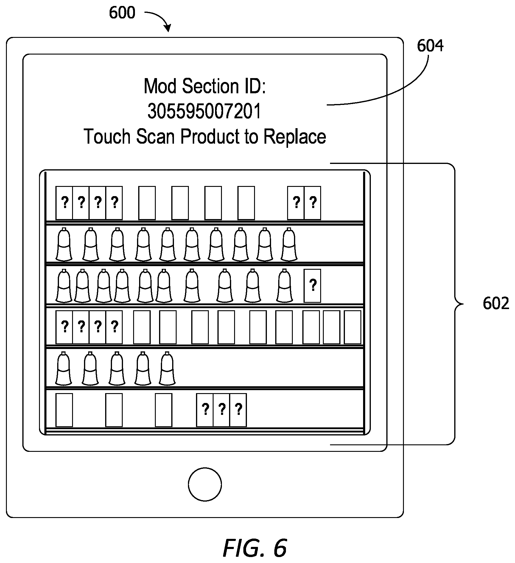 Patent US12602654 Figure 6 – Sequential reconfiguration guidance with synchronization across devices