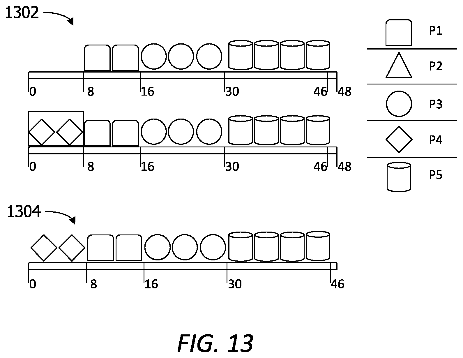 Patent US12602654 Figure 13 – Sequential reconfiguration guidance with synchronization across devices