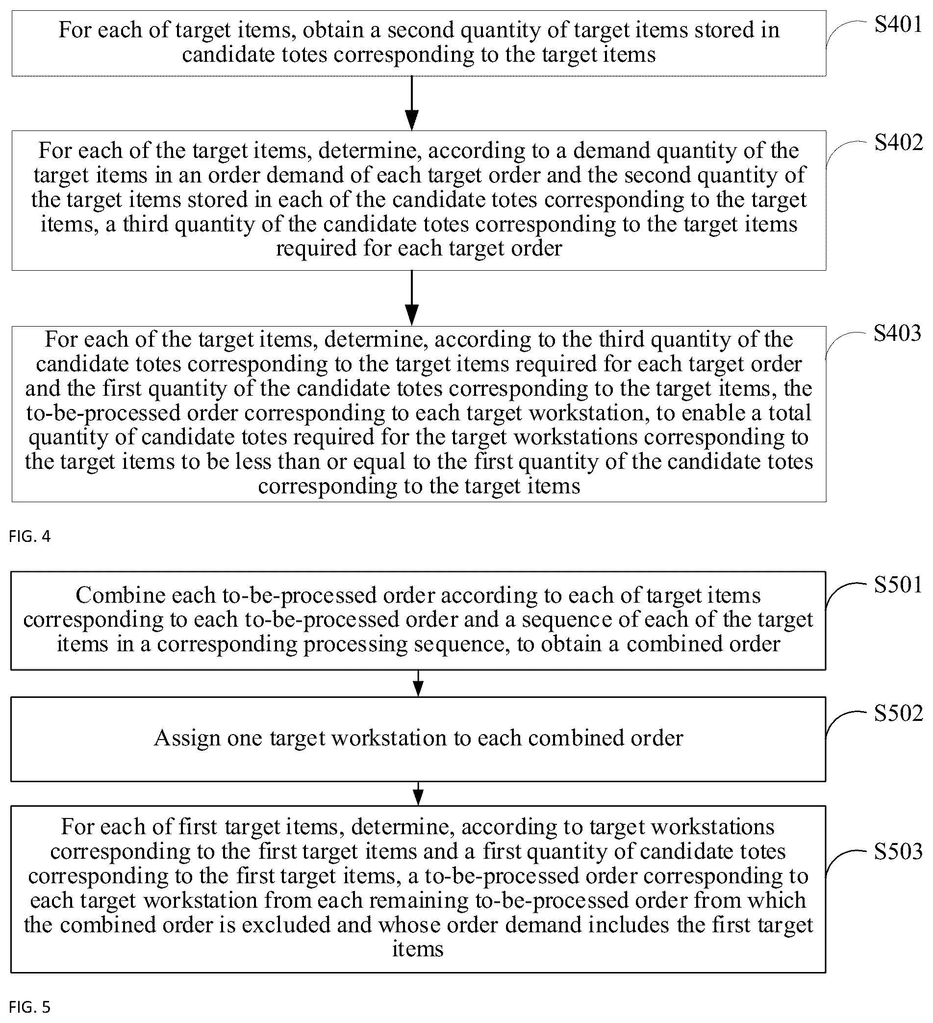 Patent US12602657 Figure 3 – Tote processing method and device, and storage medium