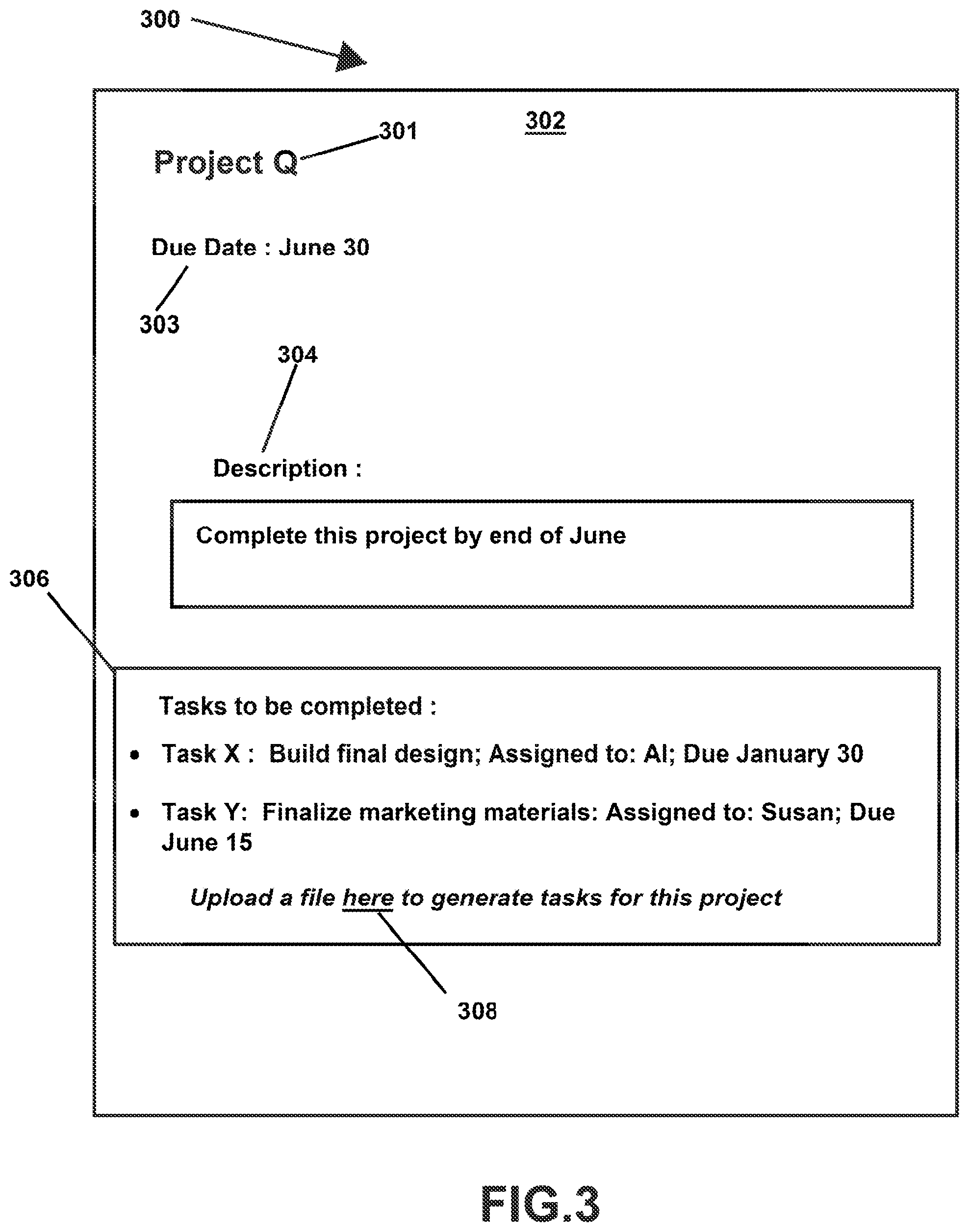Patent US12602660 Figure 3 – Systems and methods to generate records within a collaboration environment