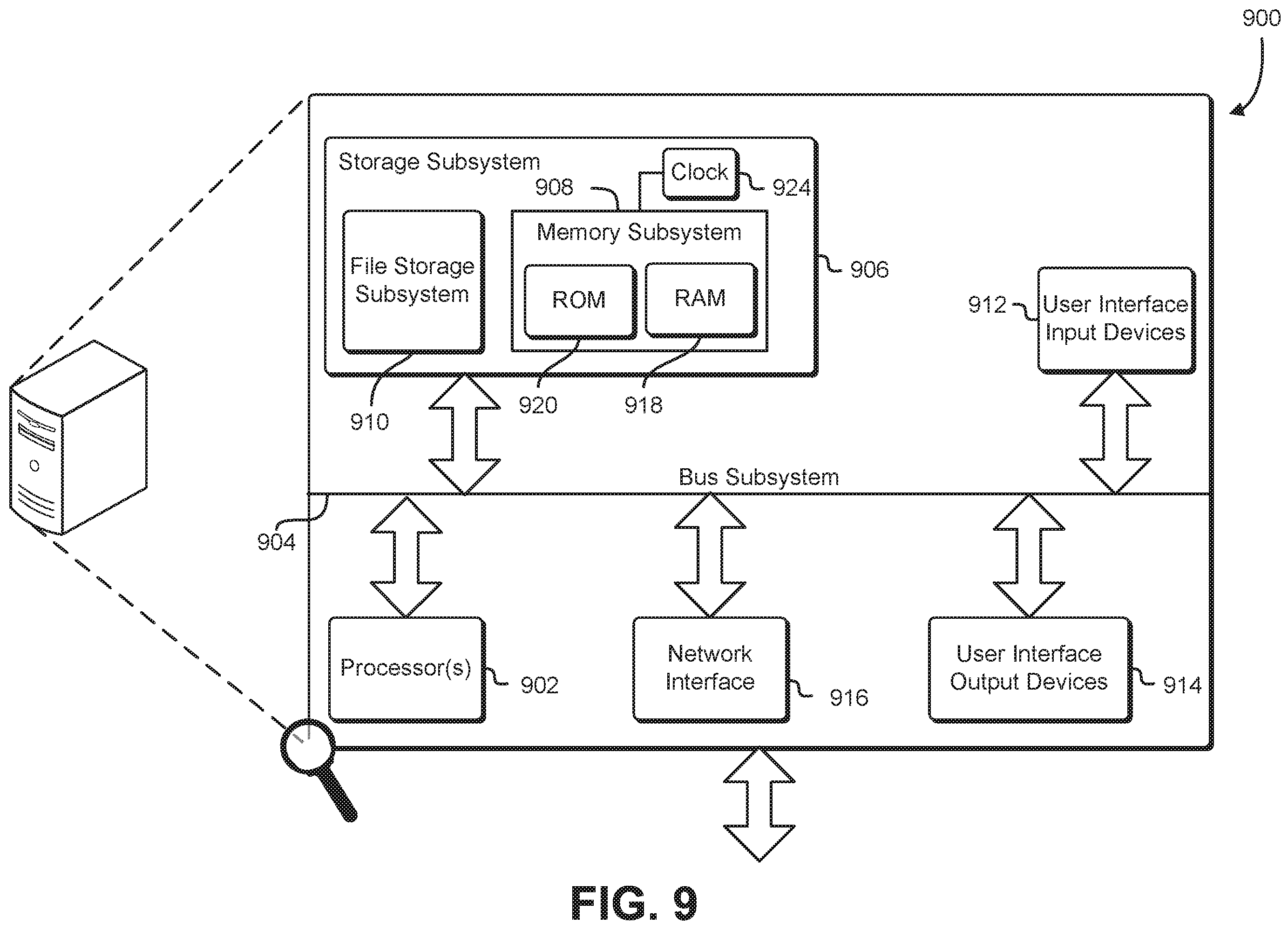 Patent US12602661 Figure 9 – System for searching and correlating online activity with individual classification factors