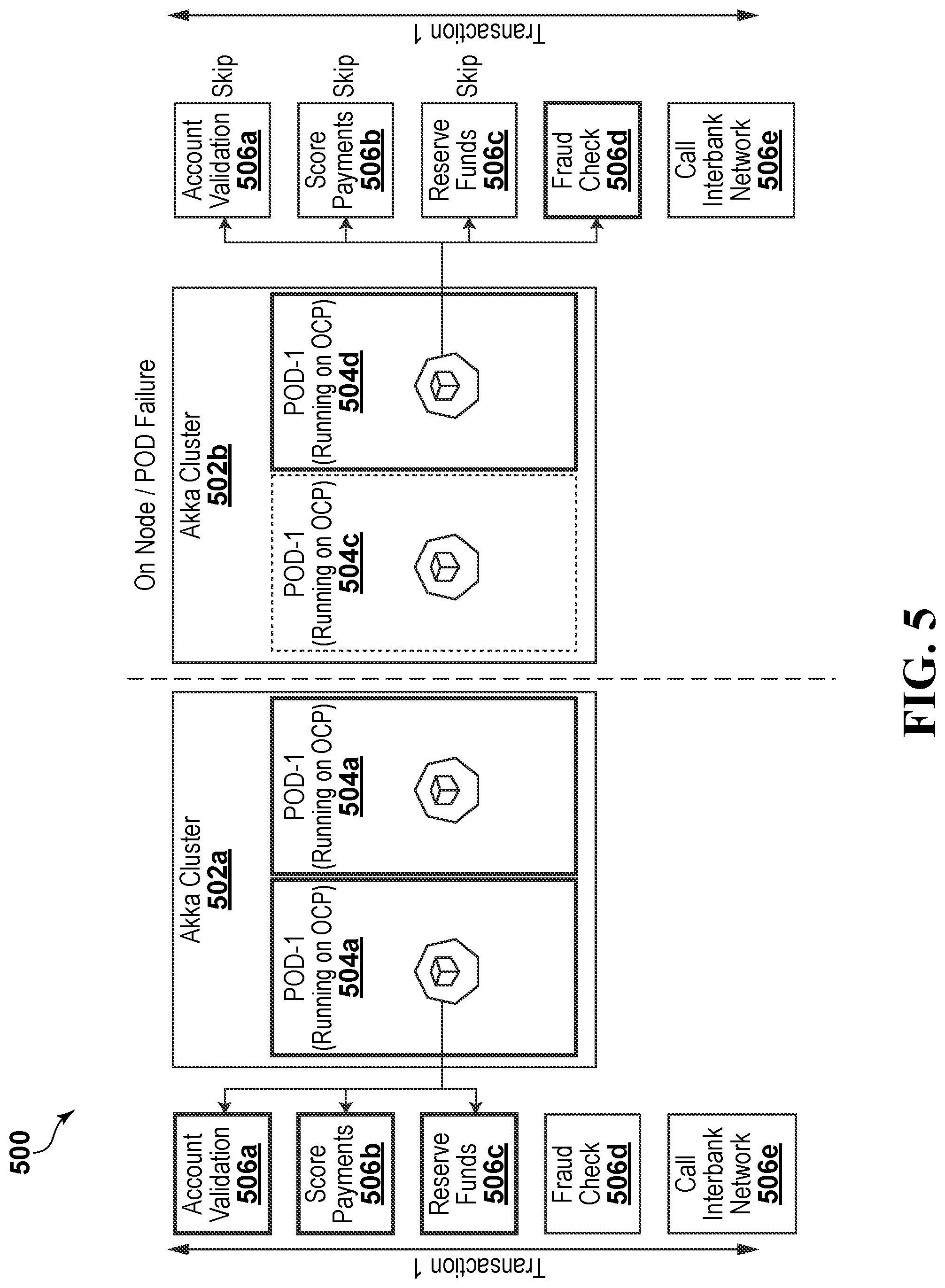Patent US12602669 Figure 8 – Actor model payment processing engine