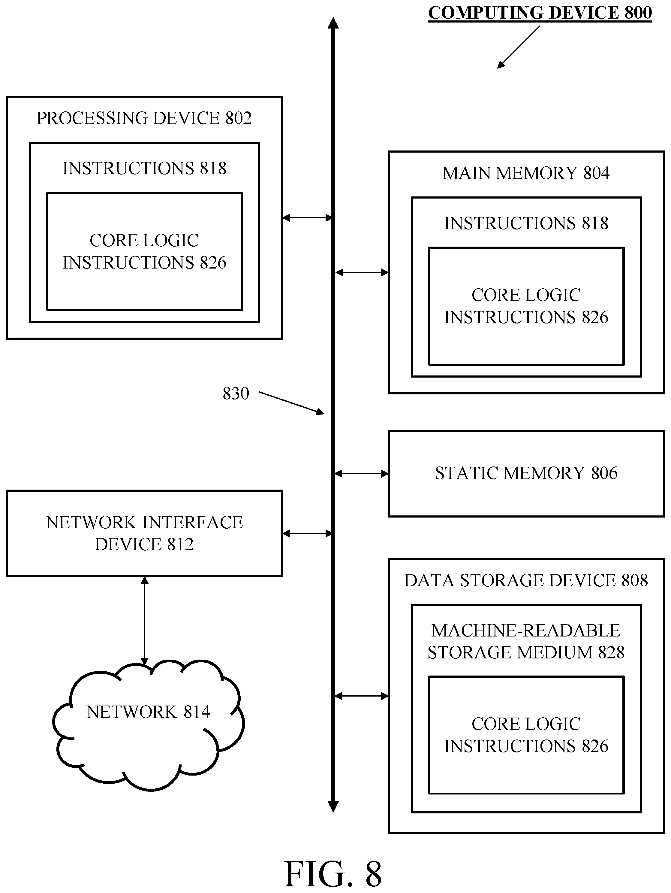 Patent US12602674 Figure 8 – System and method for remotely modifying cloud-based client applications