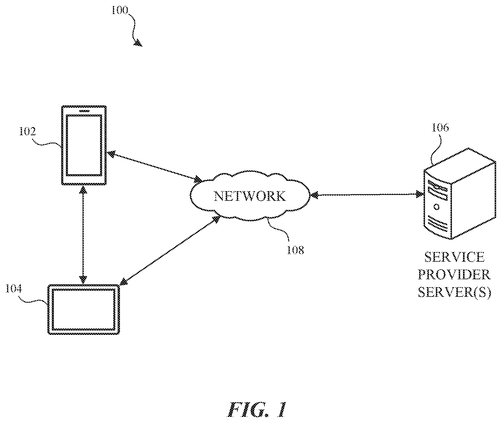 Patent US12602684 Figure 1 – End-to-end credential provisioning and transaction authorization