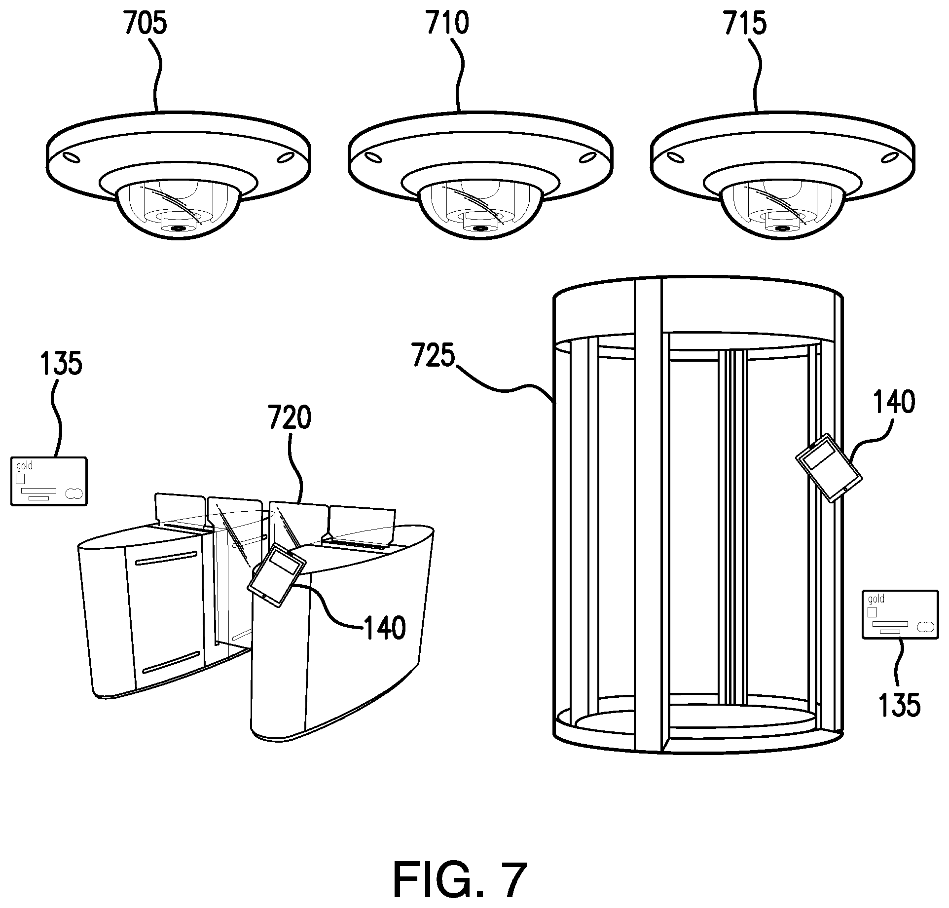 Patent US12602687 Figure 7 – Devices, methods and computer readable mediums for providing access control