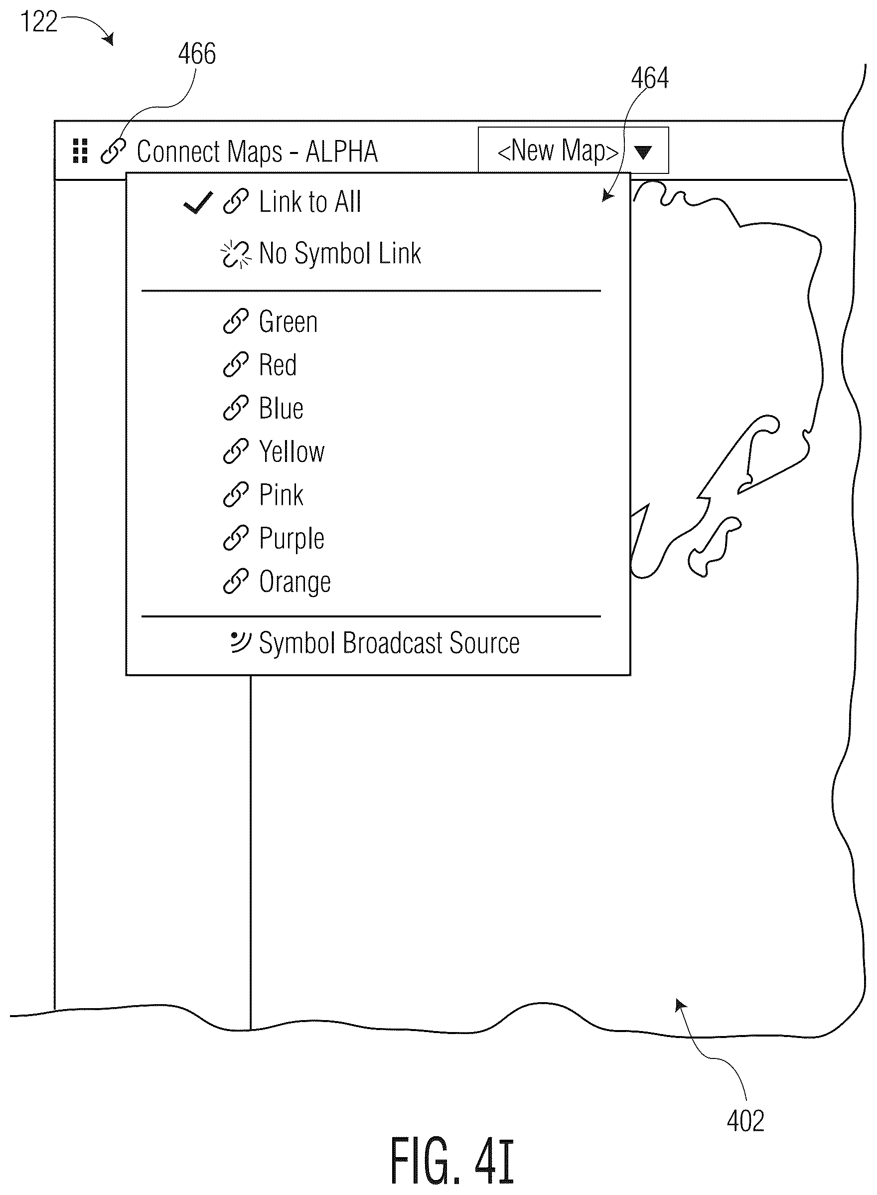 Patent US12602701 Figure 12 – Interactive map interface incorporating customizable geospatial data