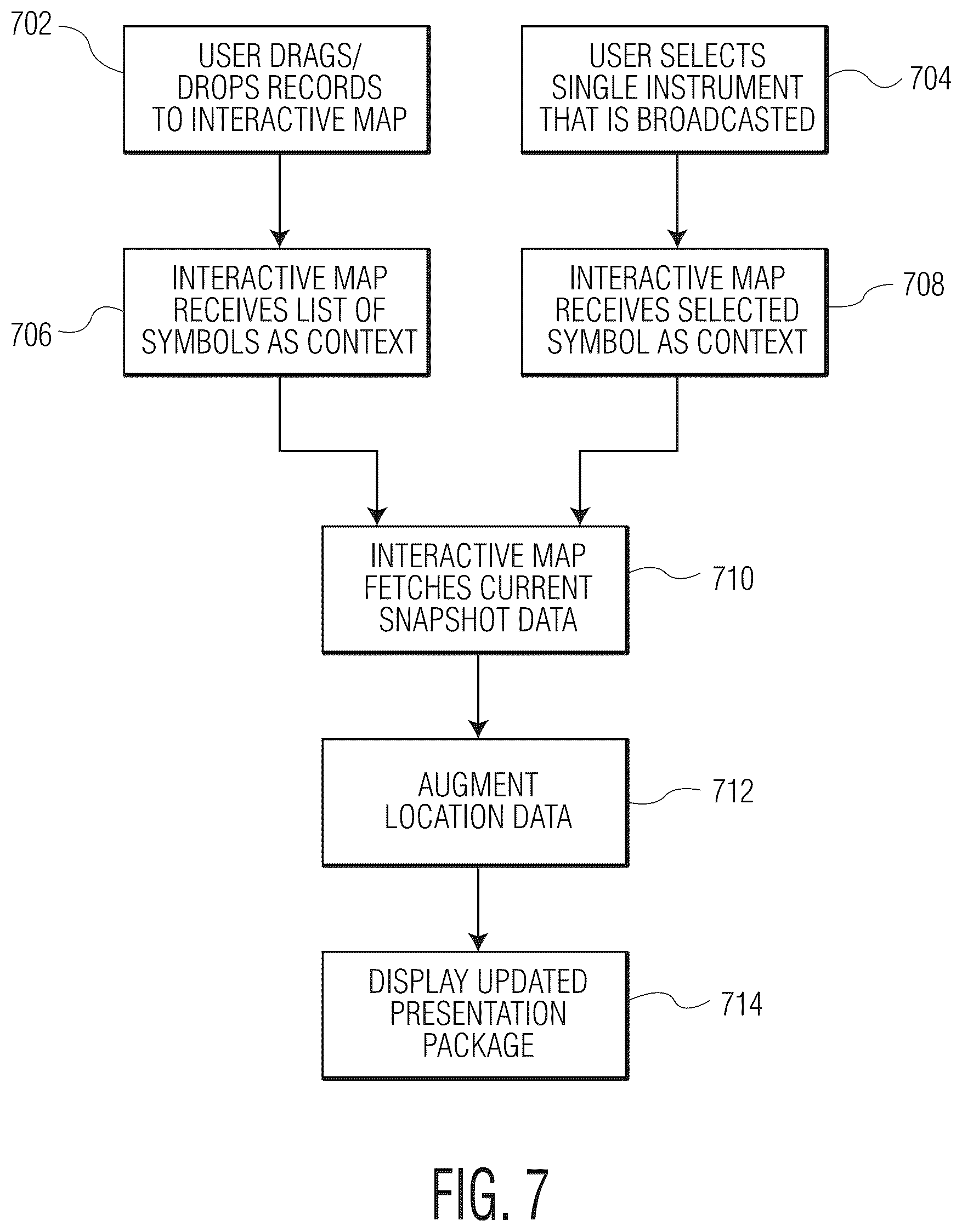 Patent US12602701 Figure 16 – Interactive map interface incorporating customizable geospatial data