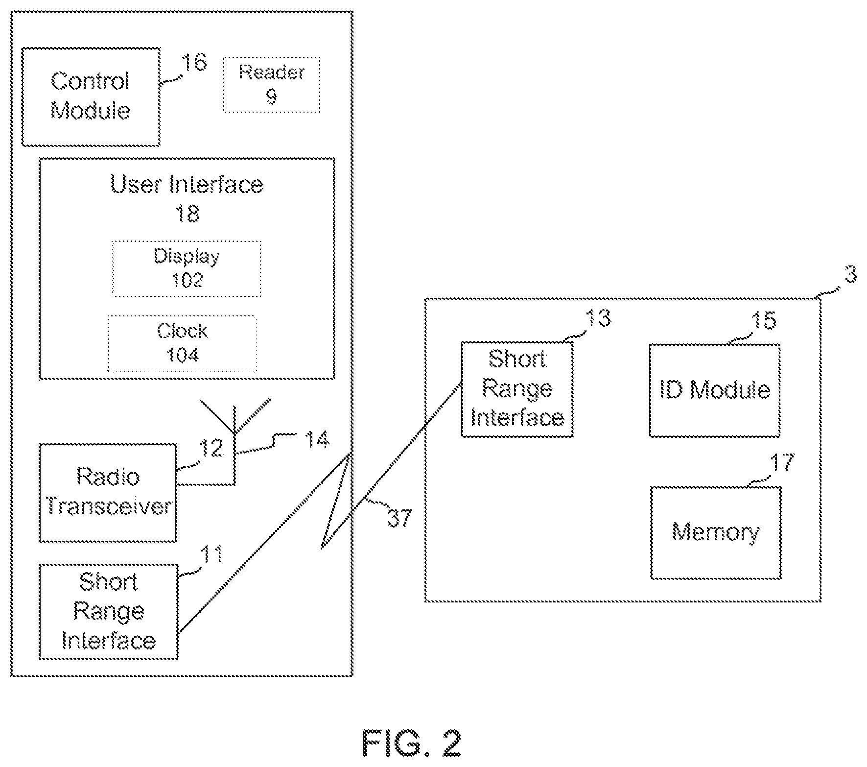 Patent US12602712 Figure 2 – Parking meter communications for remote payment with updated display