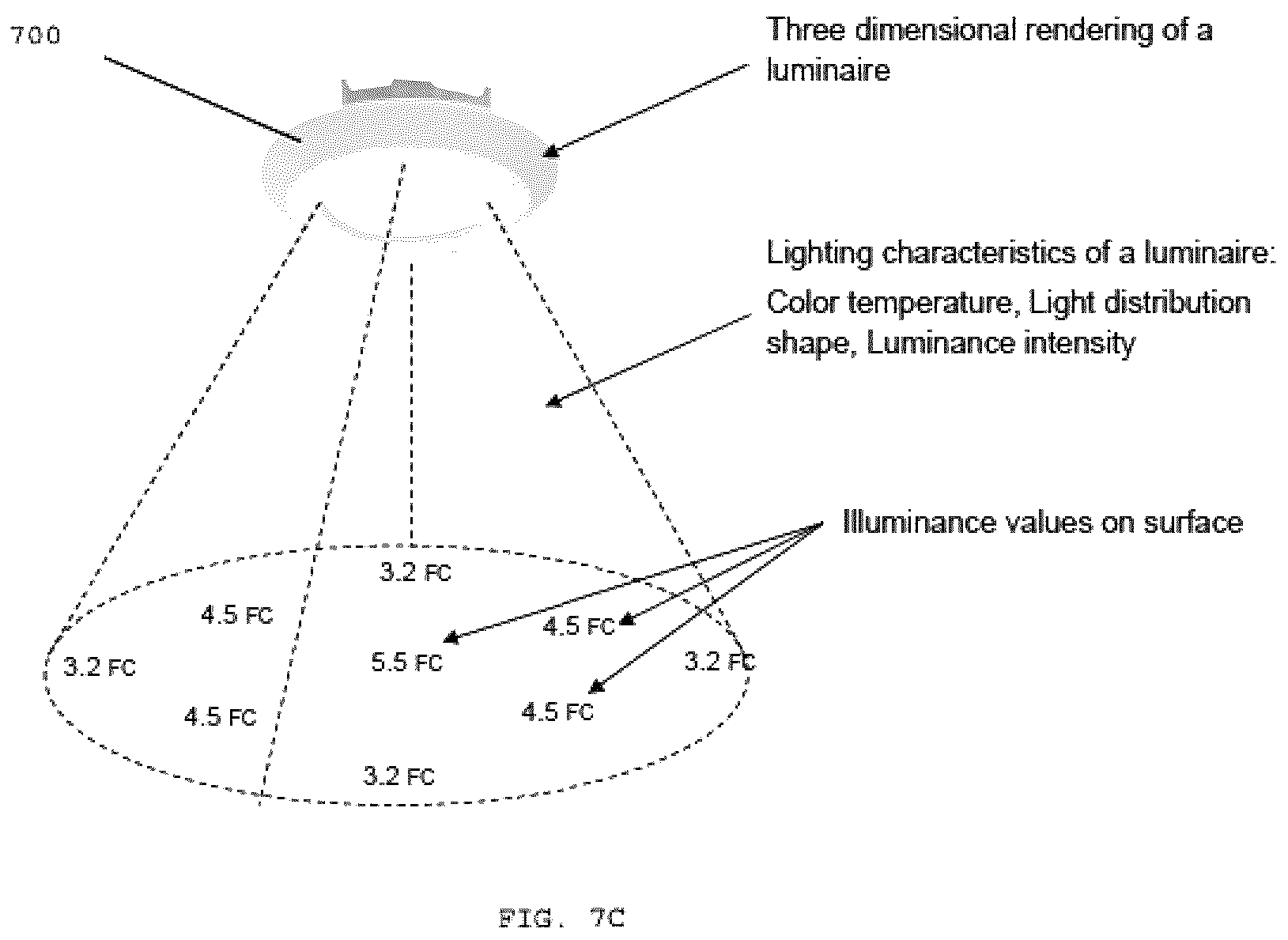 Patent US12602714 Figure 8 – Lighting and internet of things design using augmented reality