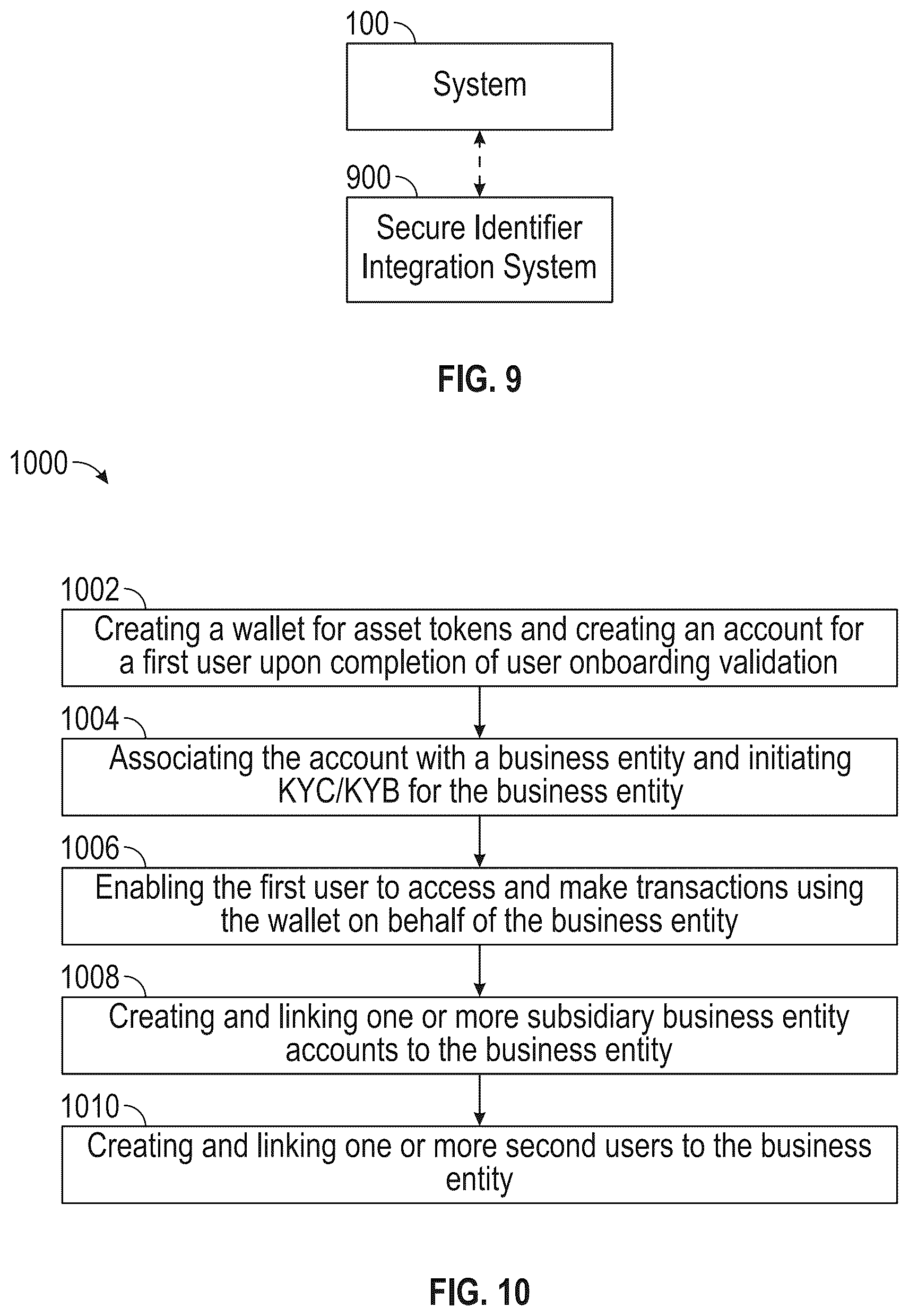 Patent US12602725 Figure 9 – Secure identifier integration