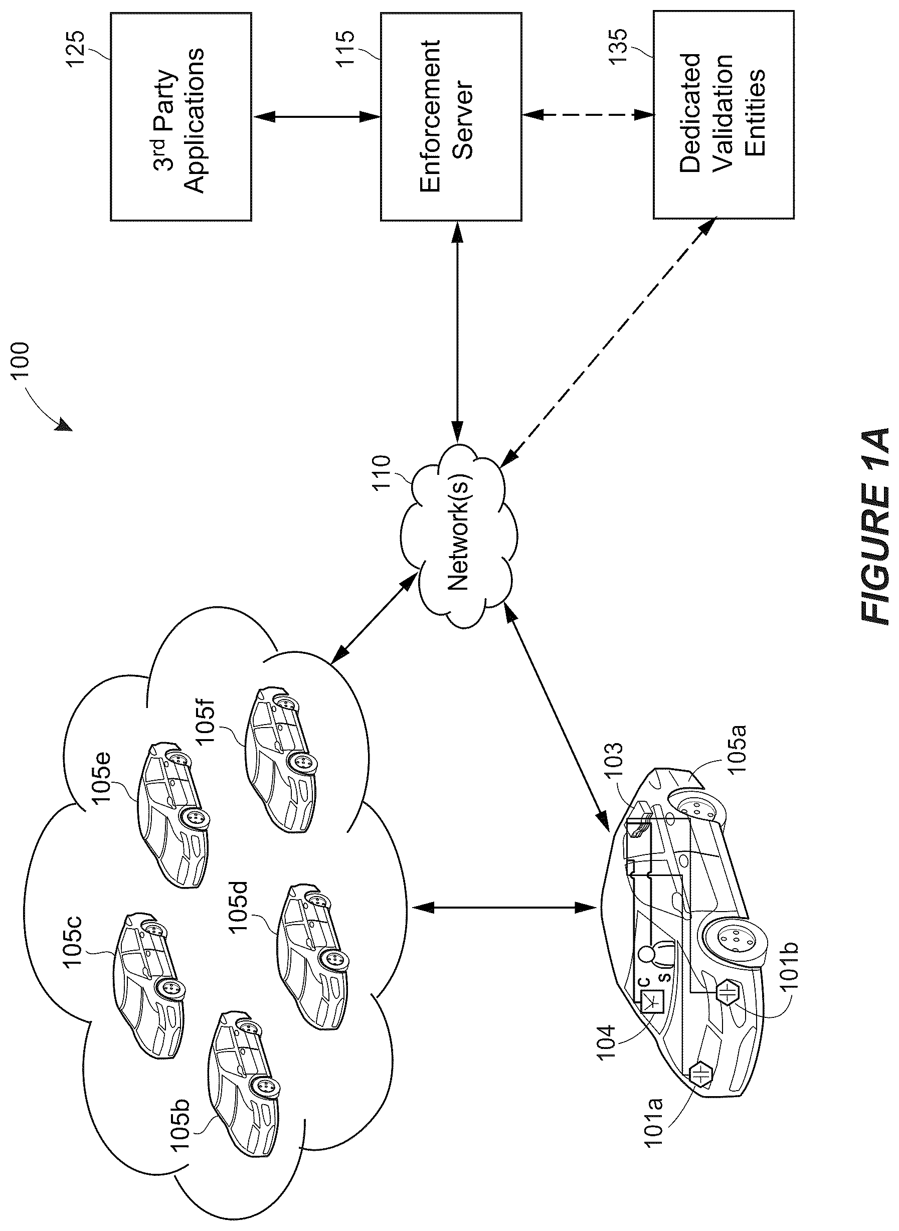 Patent US12602729 Figure 1 – Systems and methods for building, utilizing, and/or maintaining an autonomous vehicle-related event distributed led