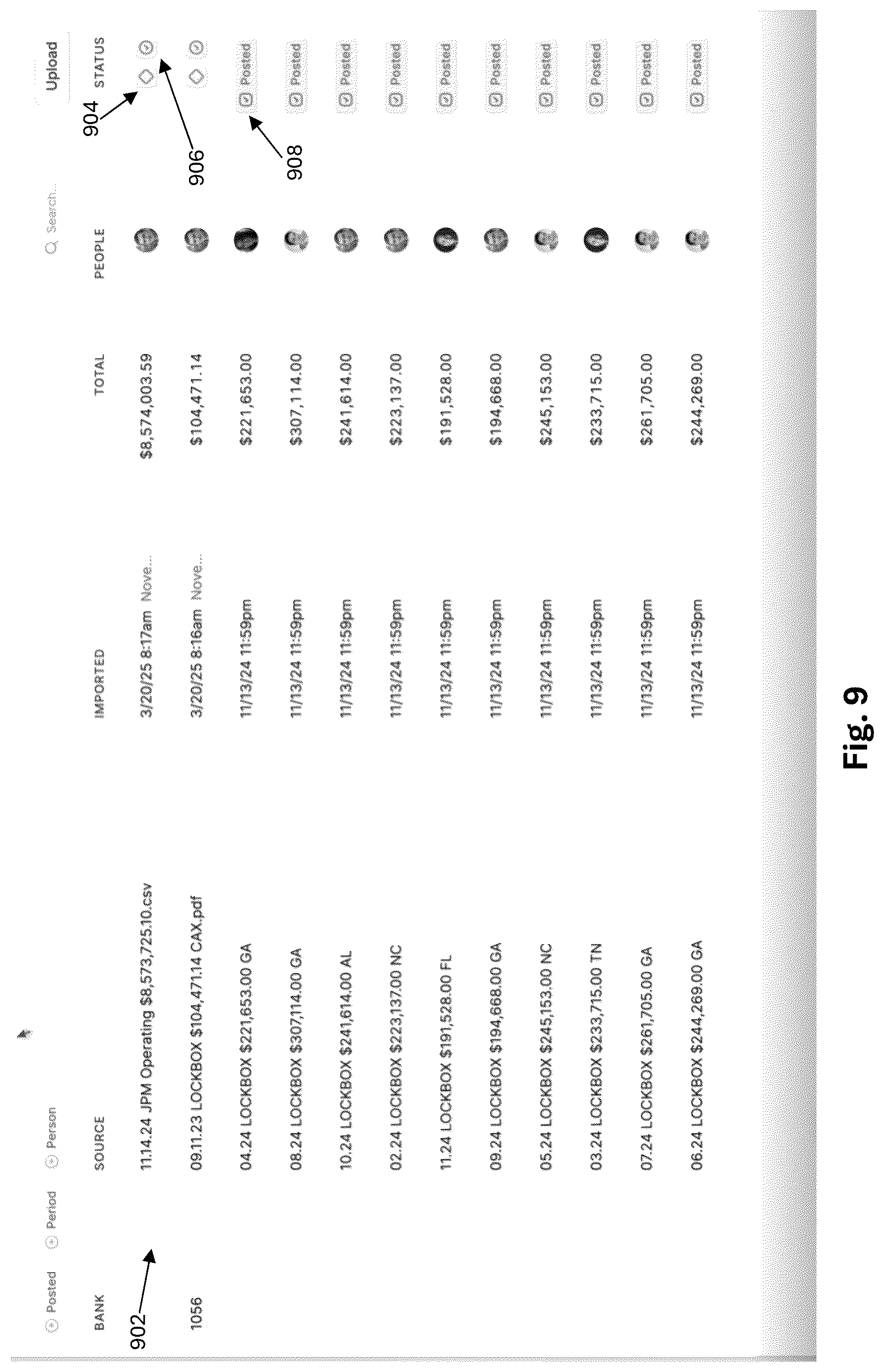 Patent US12602731 Figure 11 – Authentication-credential identification and selection for access to secure statements