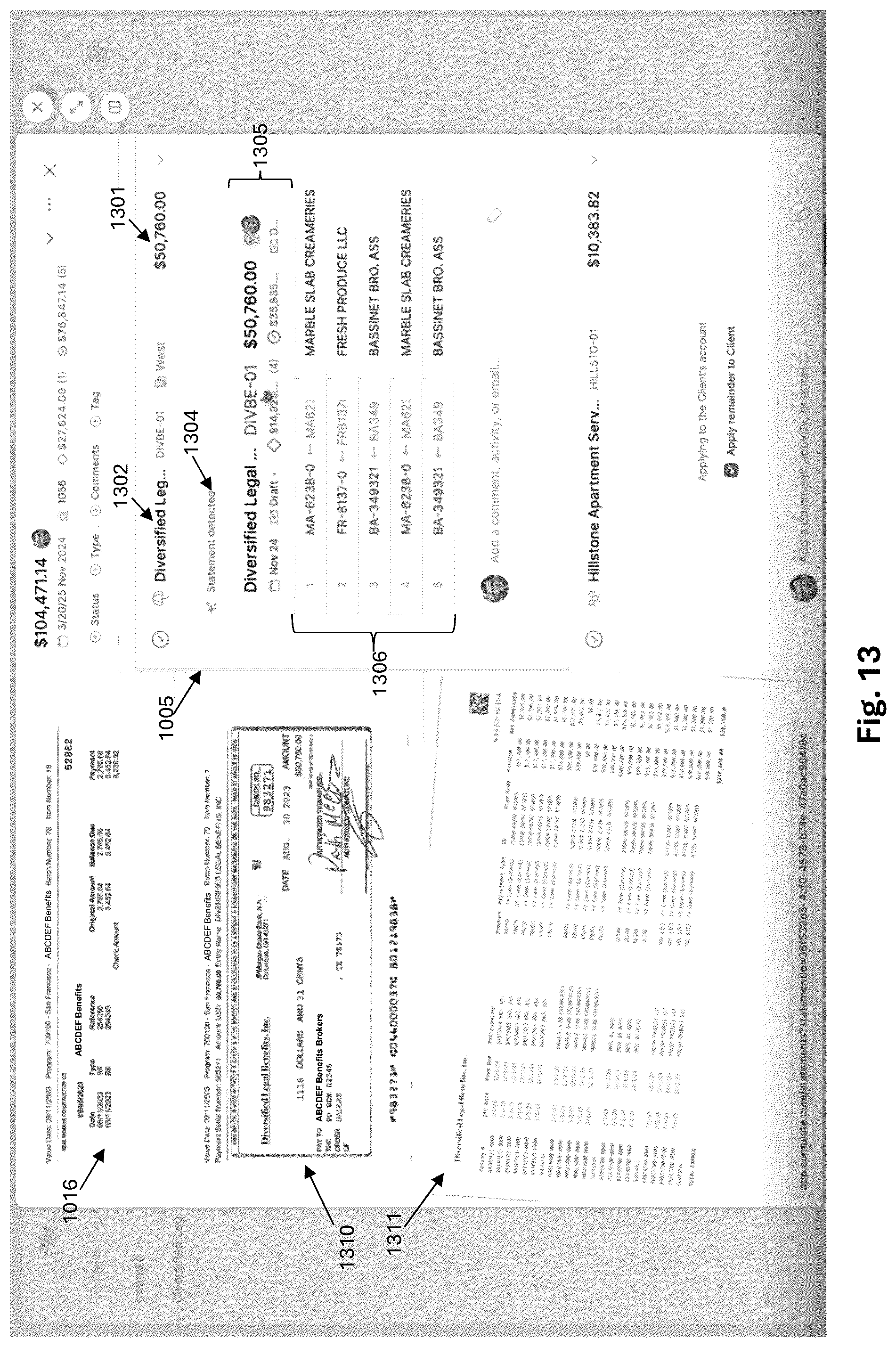 Patent US12602731 Figure 15 – Authentication-credential identification and selection for access to secure statements