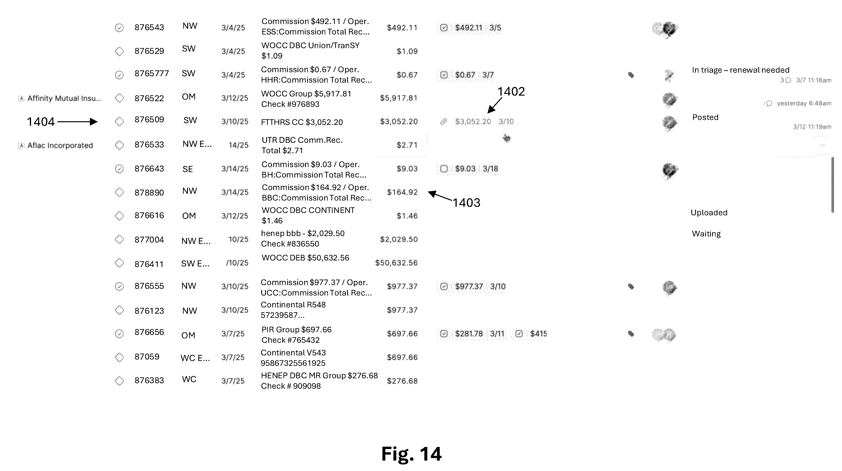 Patent US12602731 Figure 16 – Authentication-credential identification and selection for access to secure statements