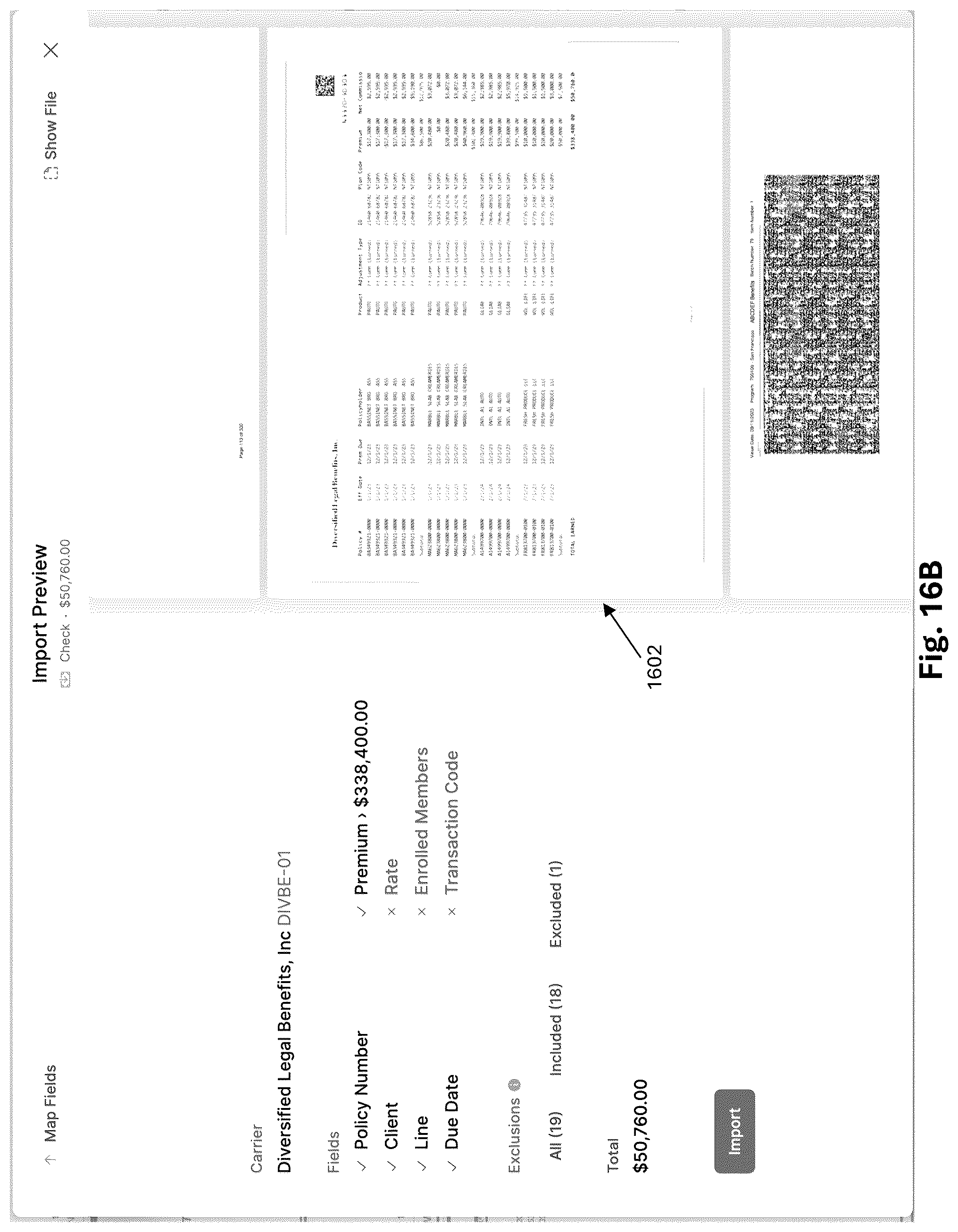 Patent US12602731 Figure 19 – Authentication-credential identification and selection for access to secure statements