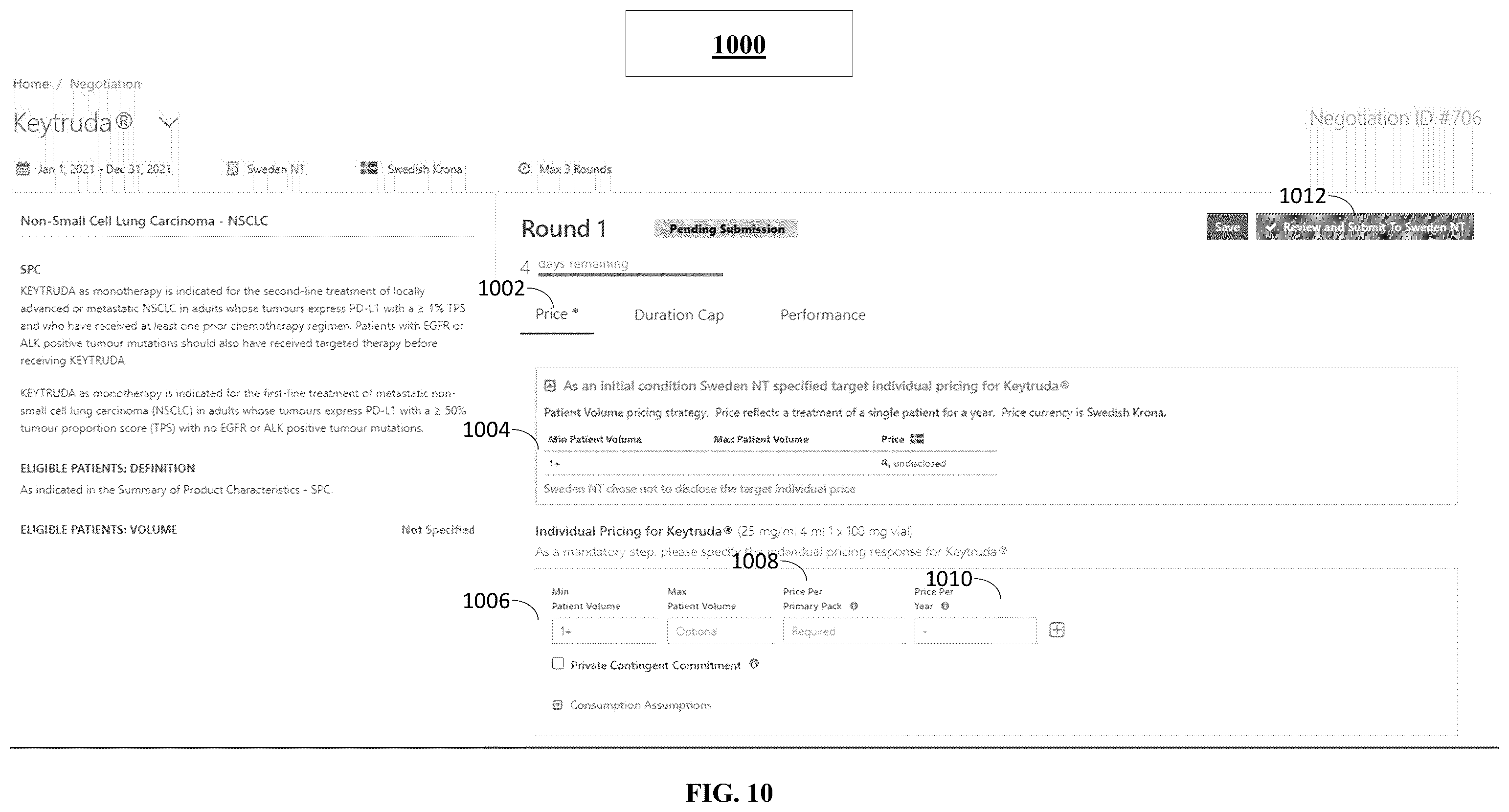 Patent US12602732 Figure 9 – System and methods for securing a drug therapy