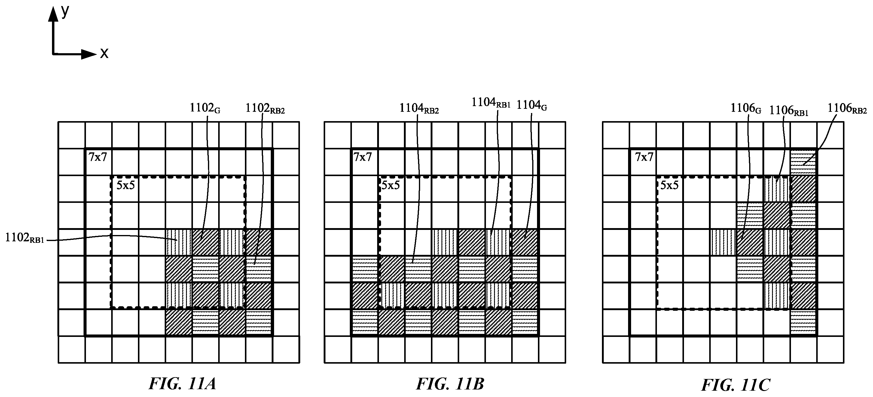 Patent US12602738 Figure 11 – Noise reduction circuit with demosaic processing